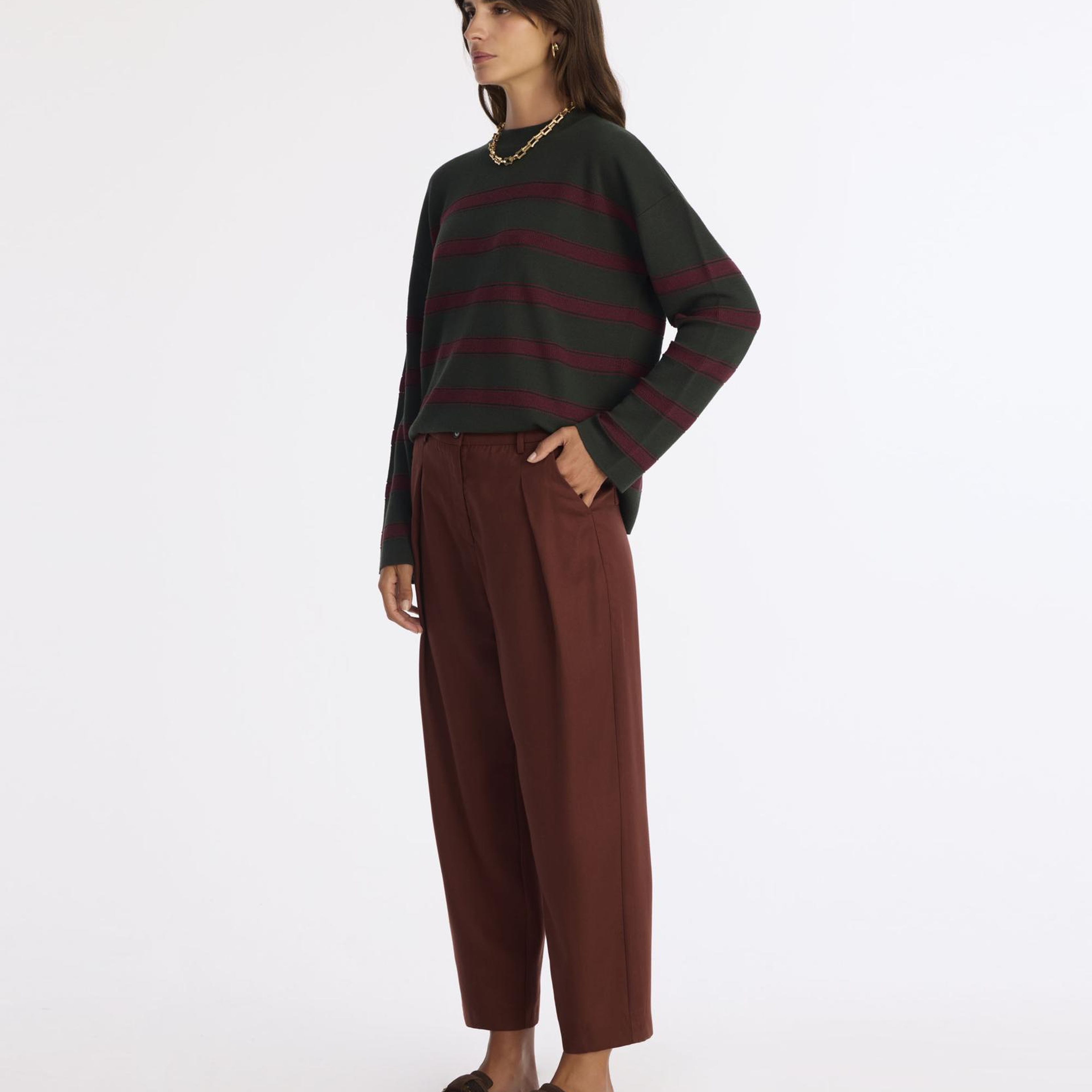 YARGICI Wide Leg Yüksek Bel Pantolon