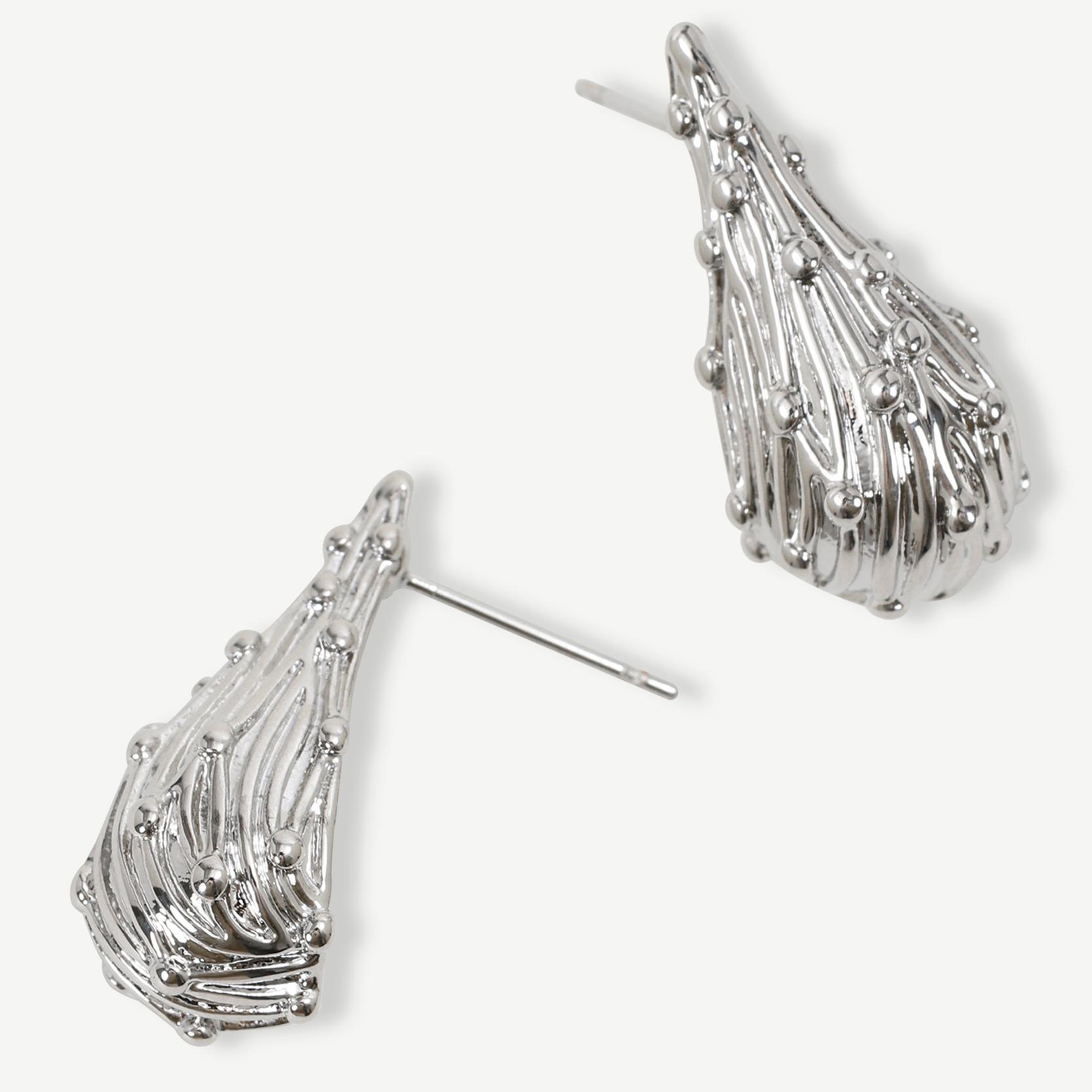 YARGICI Damla Formlu Gümüş Küpe