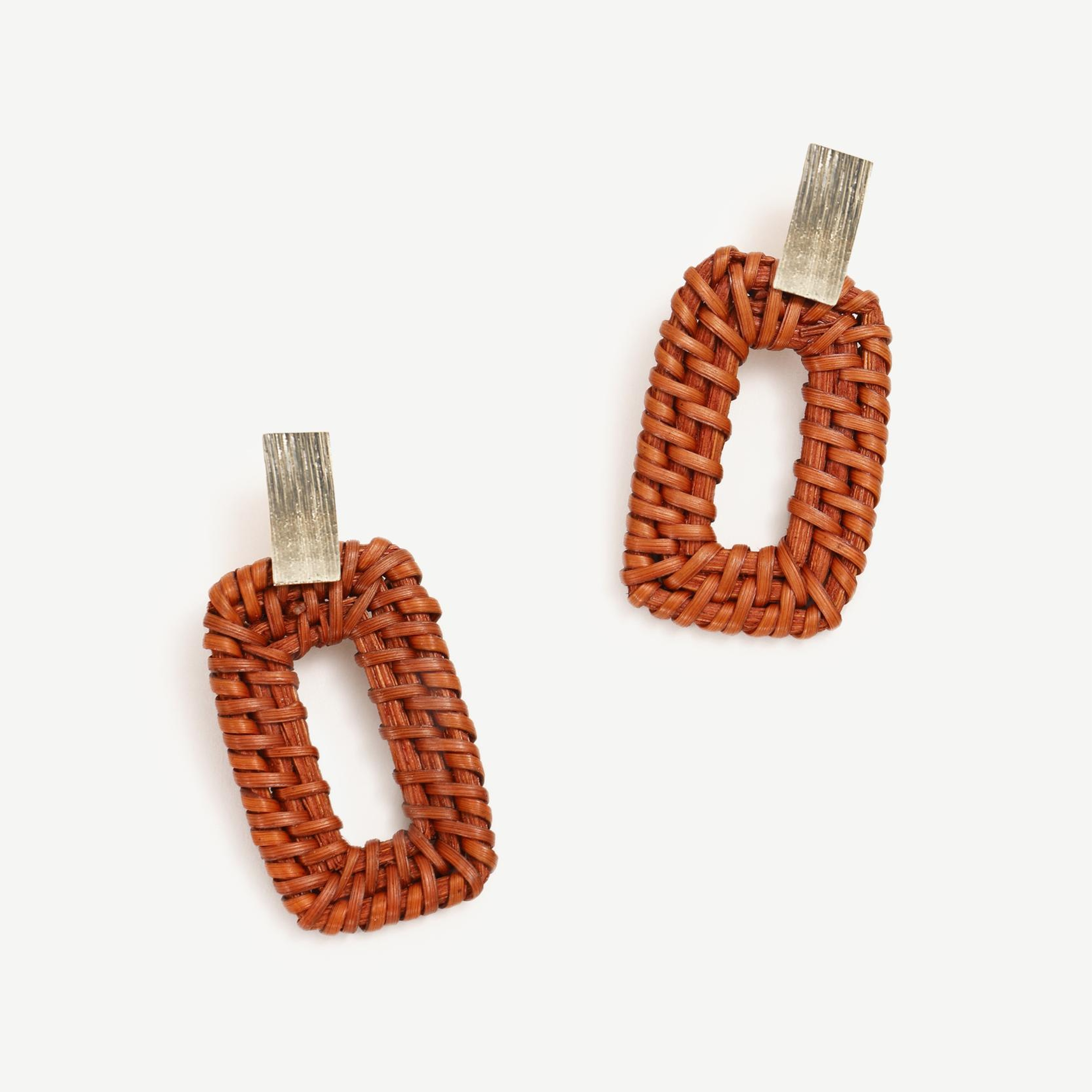 YARGICI Rattan Detaylı Küpe