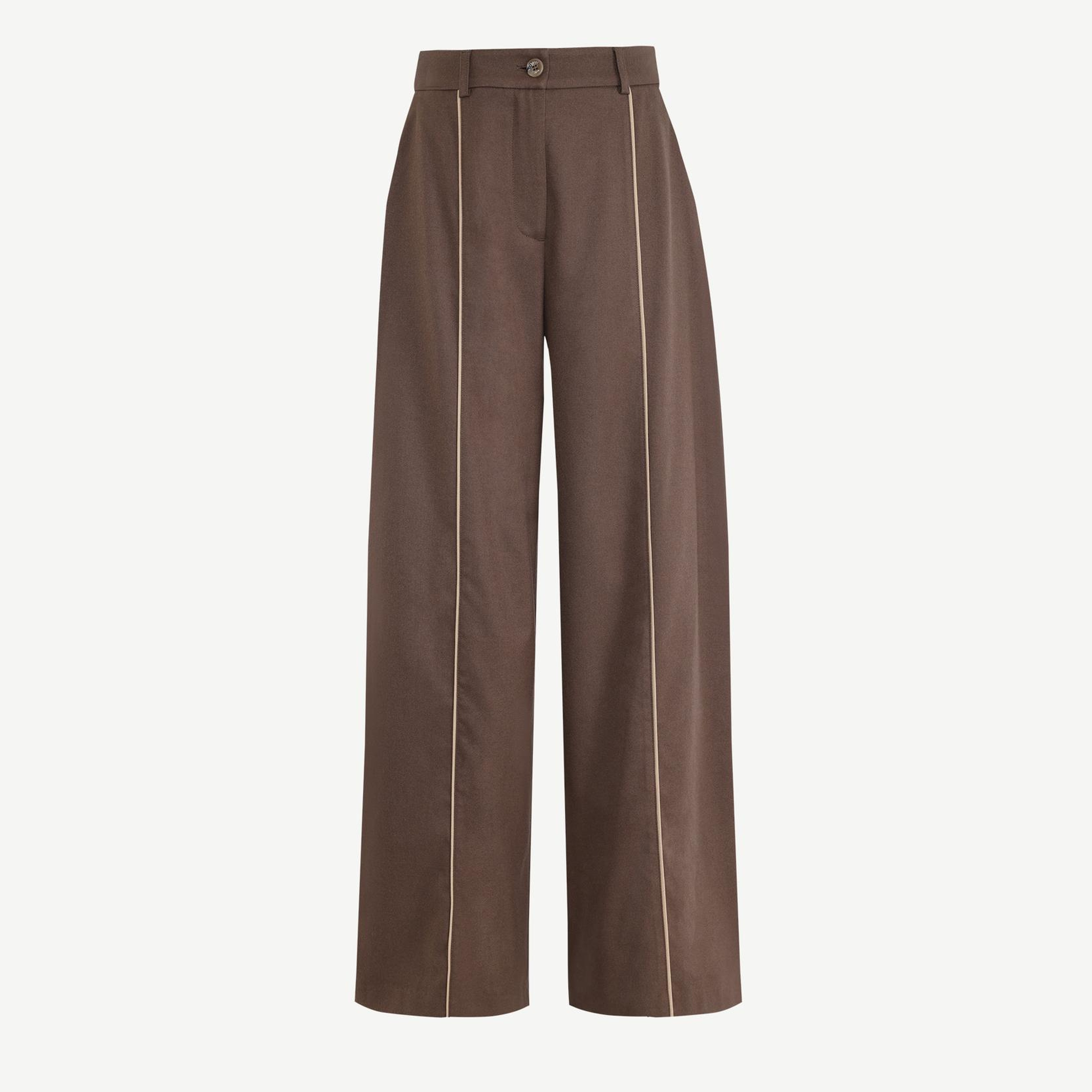 YARGICI Geniş Yüksek Bel Pantolon