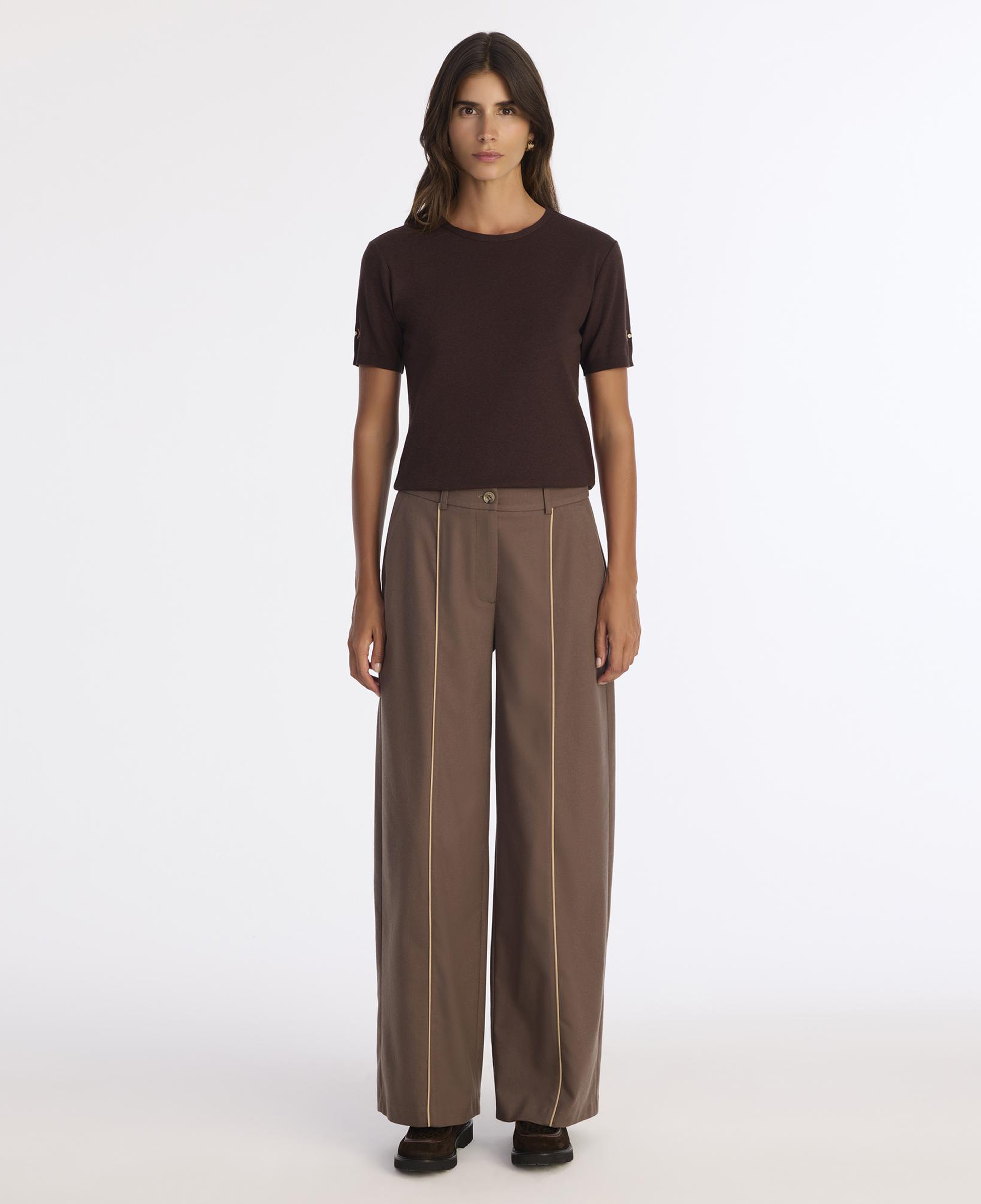 YARGICI Geniş Yüksek Bel Pantolon