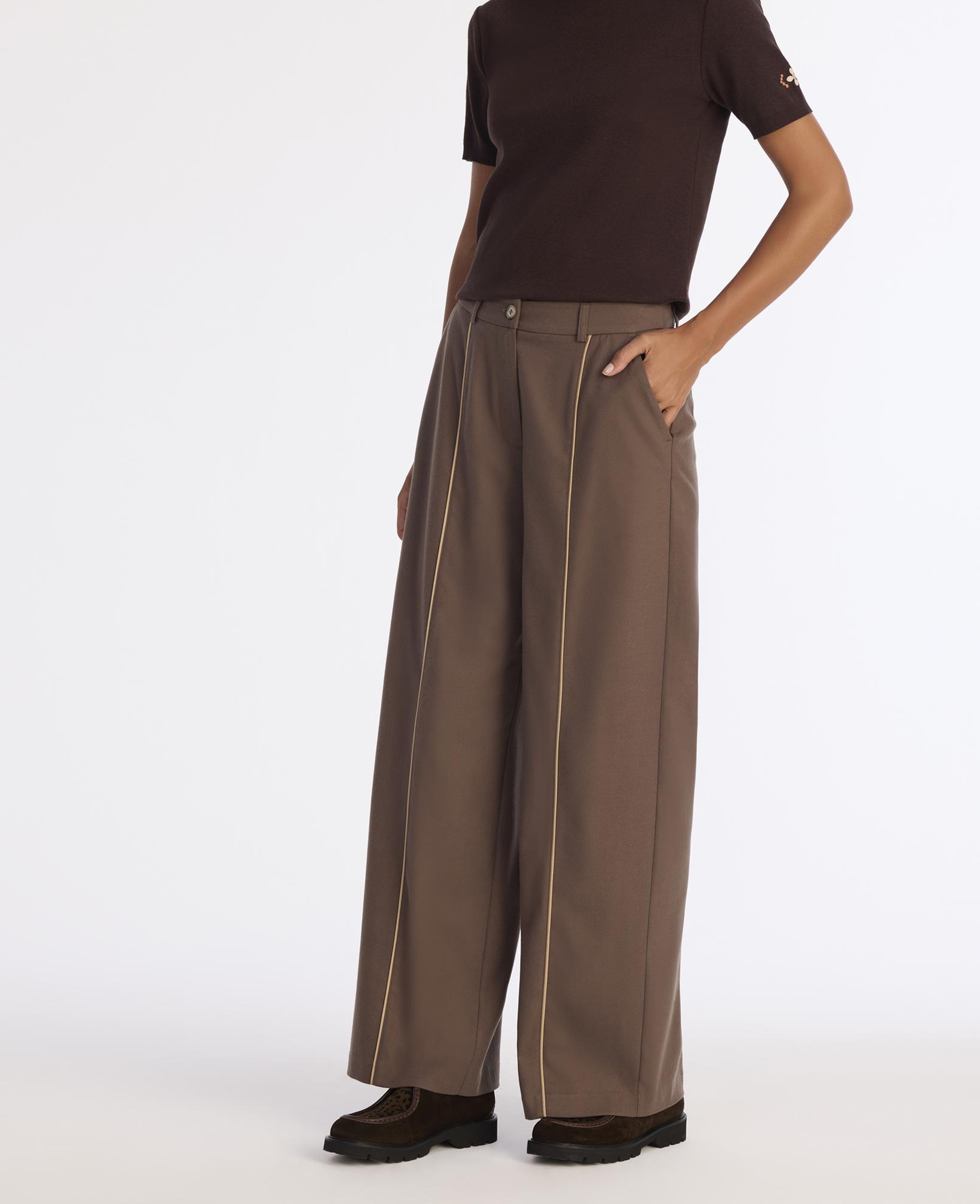 YARGICI Geniş Yüksek Bel Pantolon