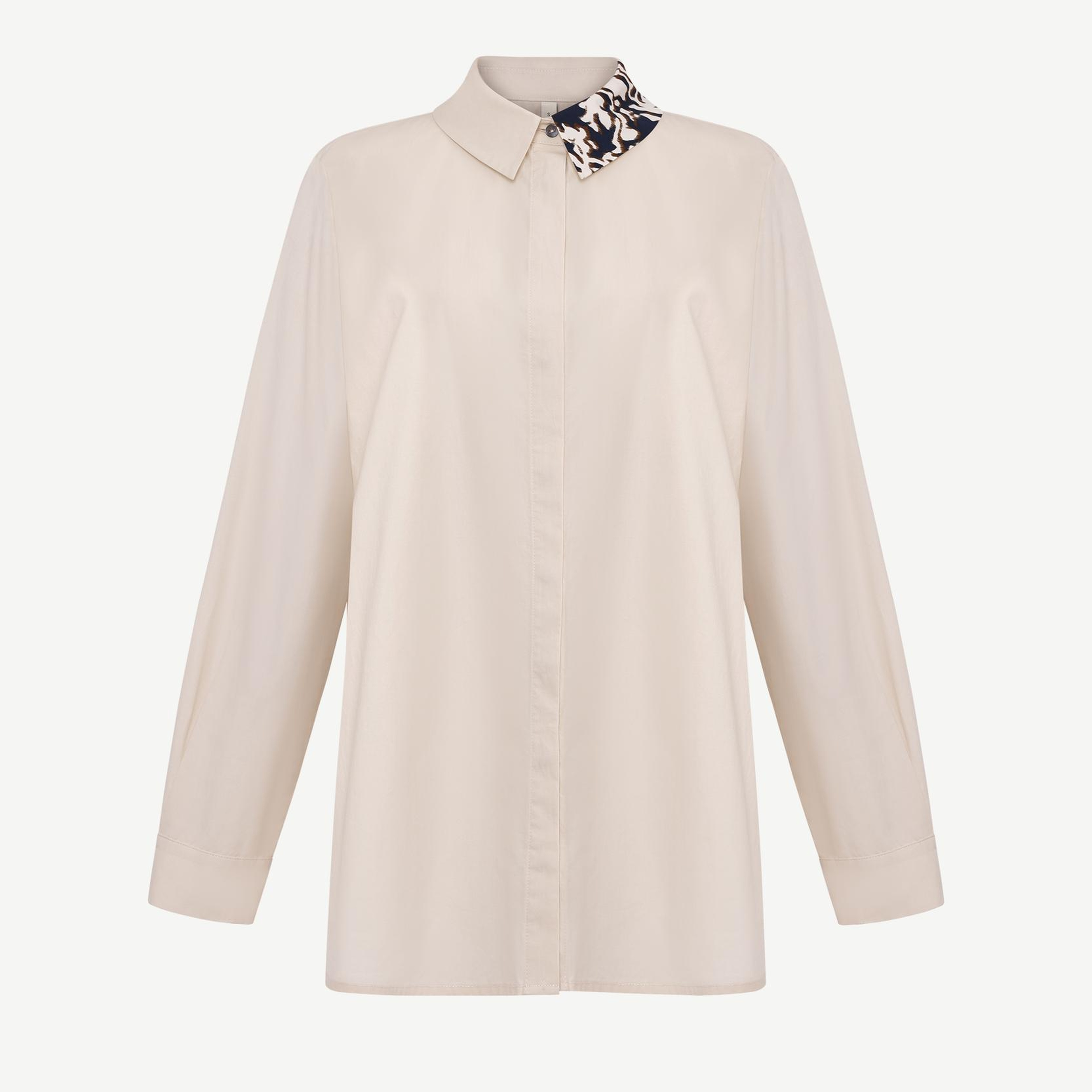 YARGICI Geniş Gömlek Yaka Uzun Kol Gömlek