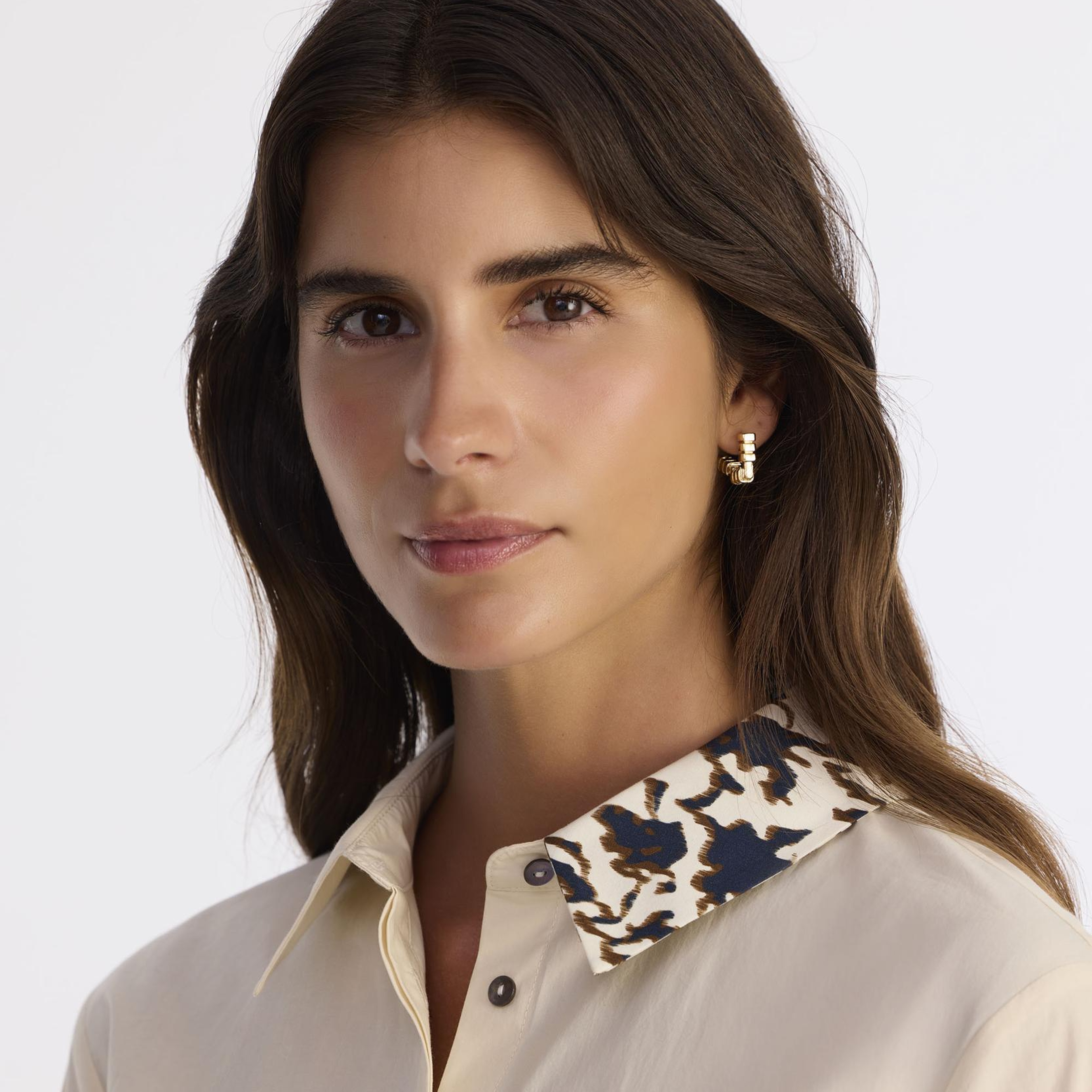 YARGICI Geniş Gömlek Yaka Uzun Kol Gömlek