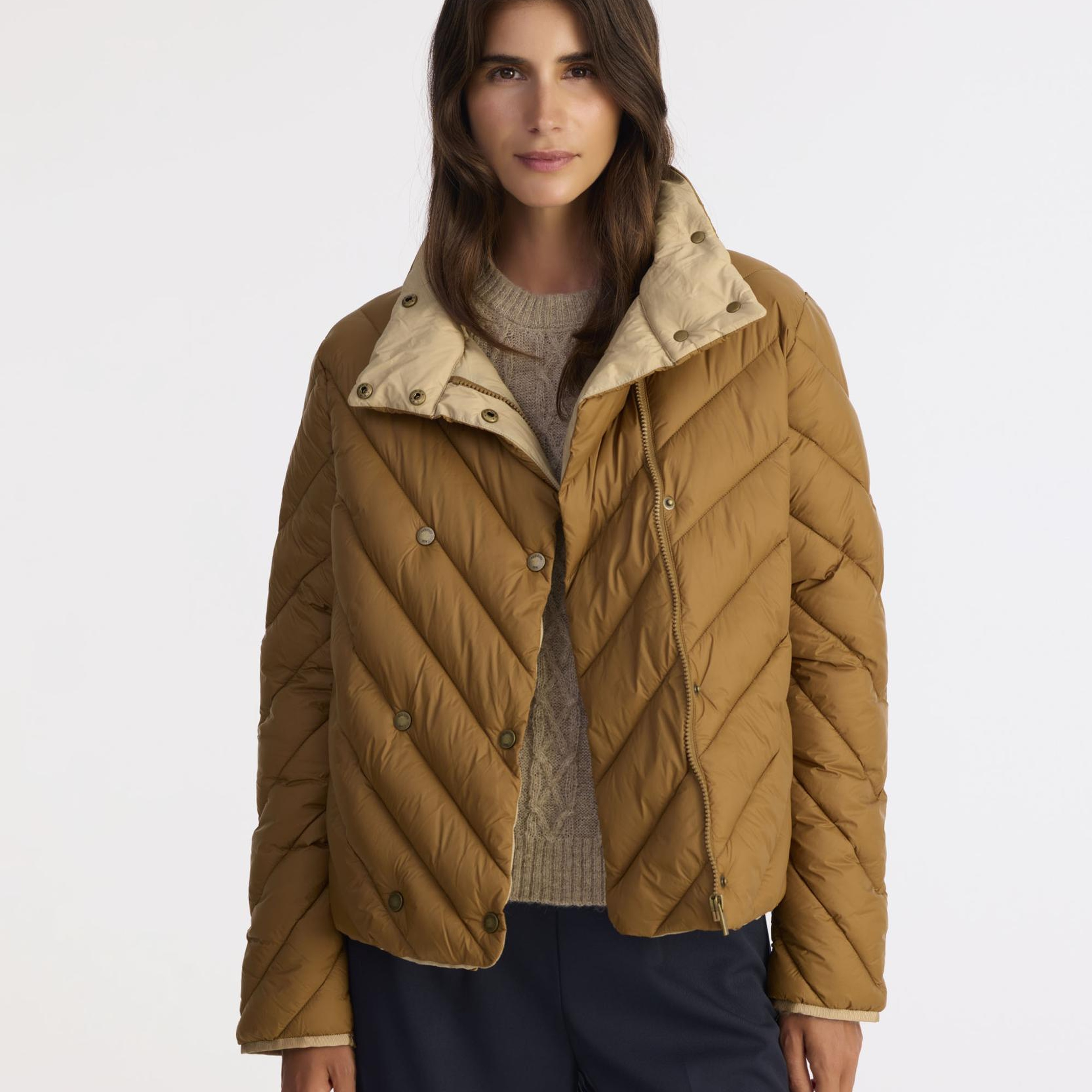 YARGICI Regular Dik Yaka Uzun Kol Mont