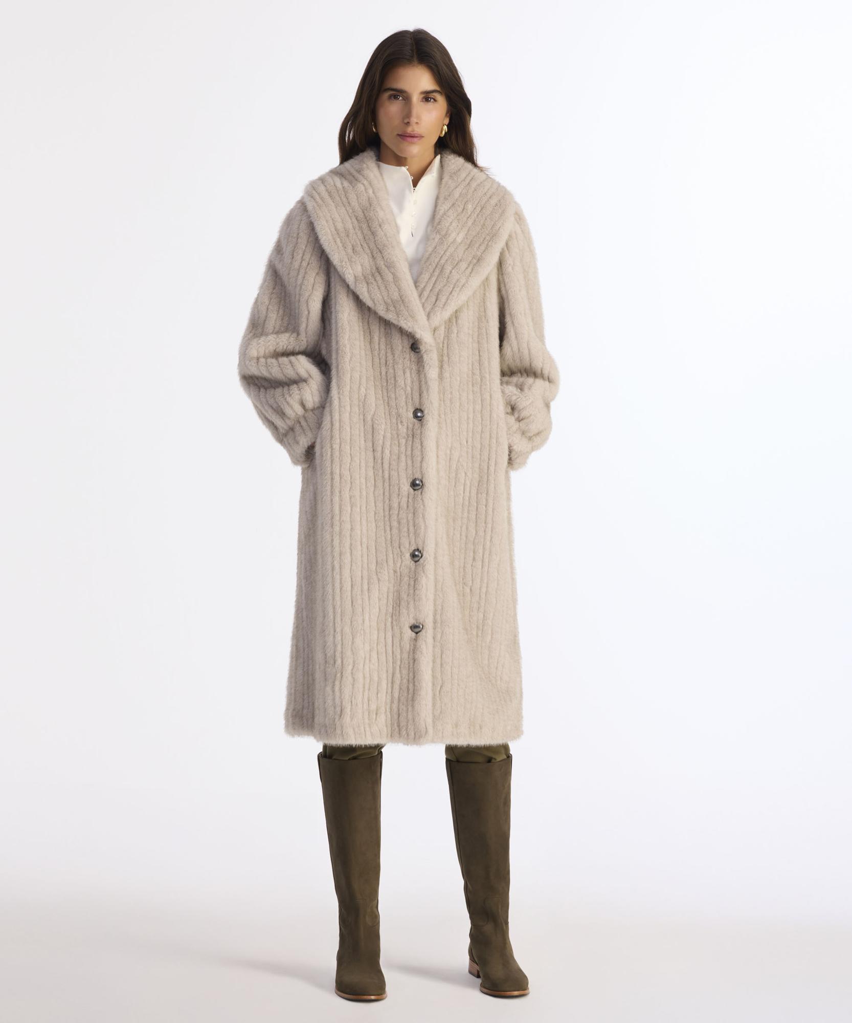 YARGICI Regular Şal Yaka Uzun Kol Mont