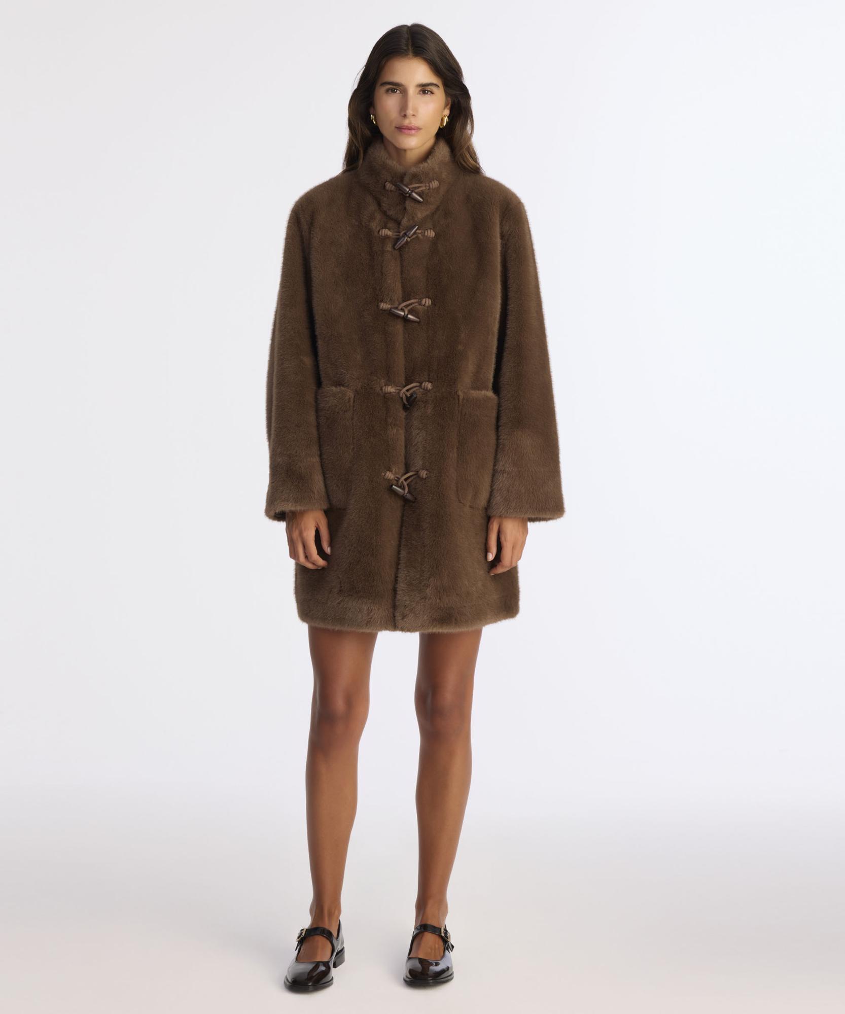 YARGICI Regular Dik Yaka Uzun Kol Mont