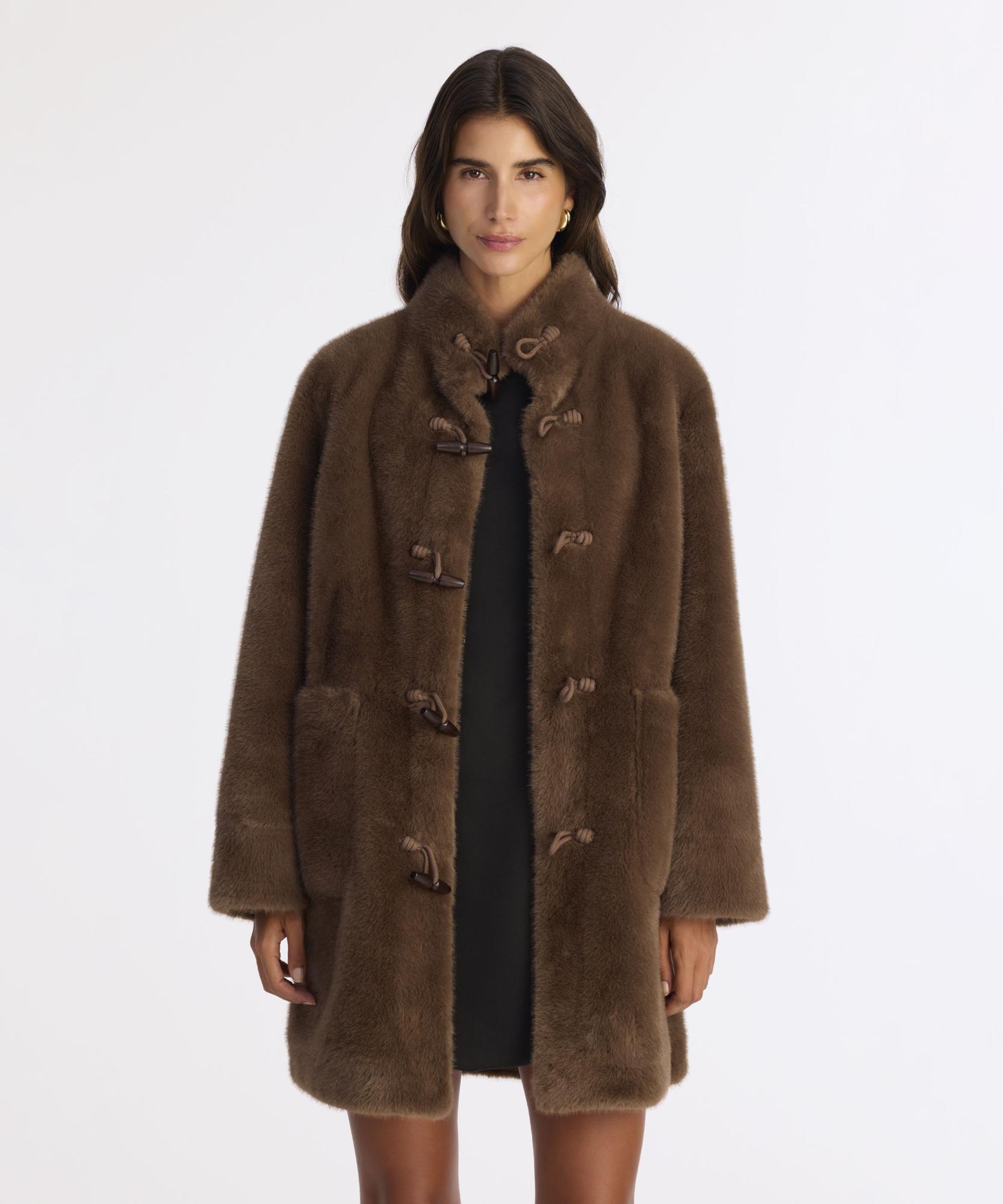 YARGICI Regular Dik Yaka Uzun Kol Mont