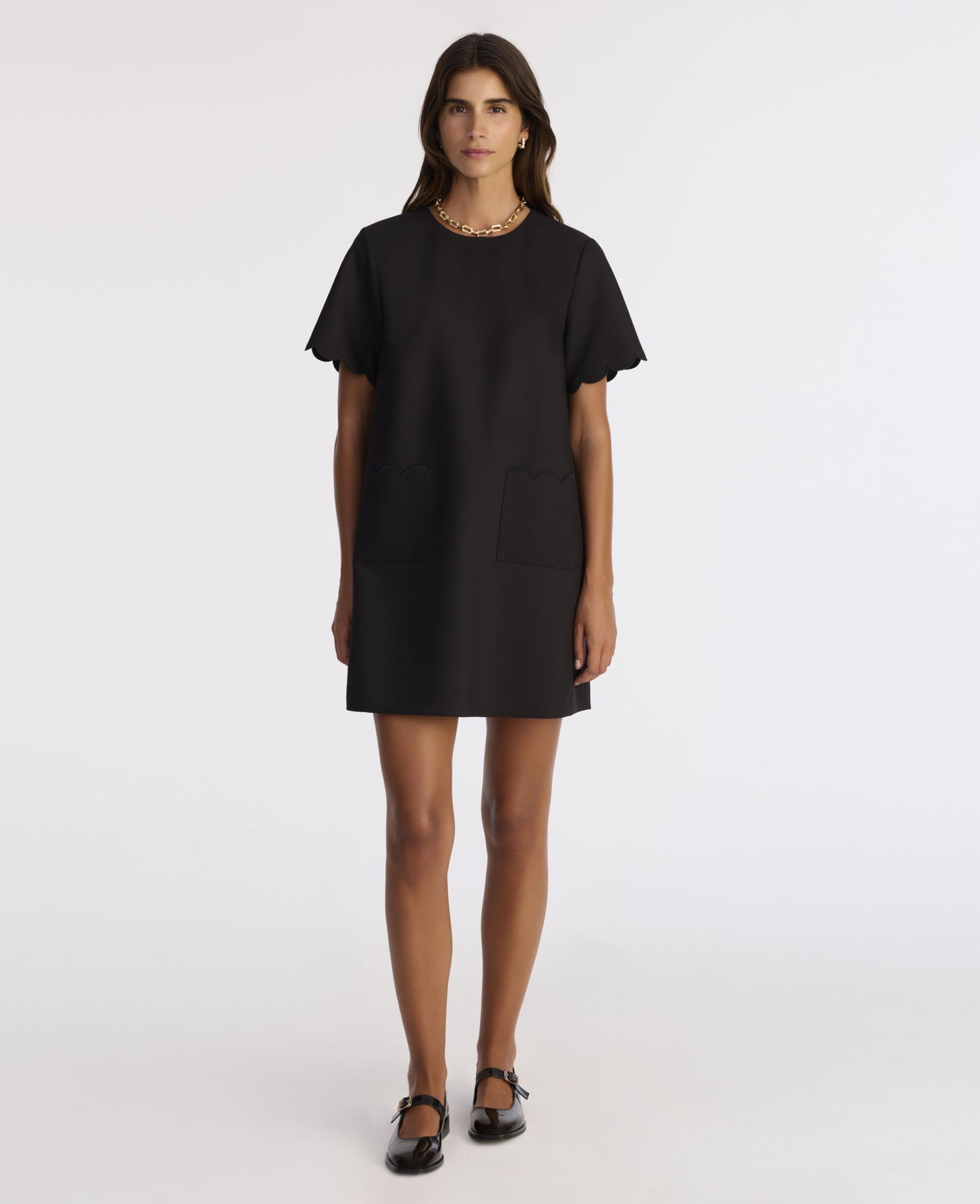 YARGICI Bol Bisiklet Yaka Kısa Kol Elbise