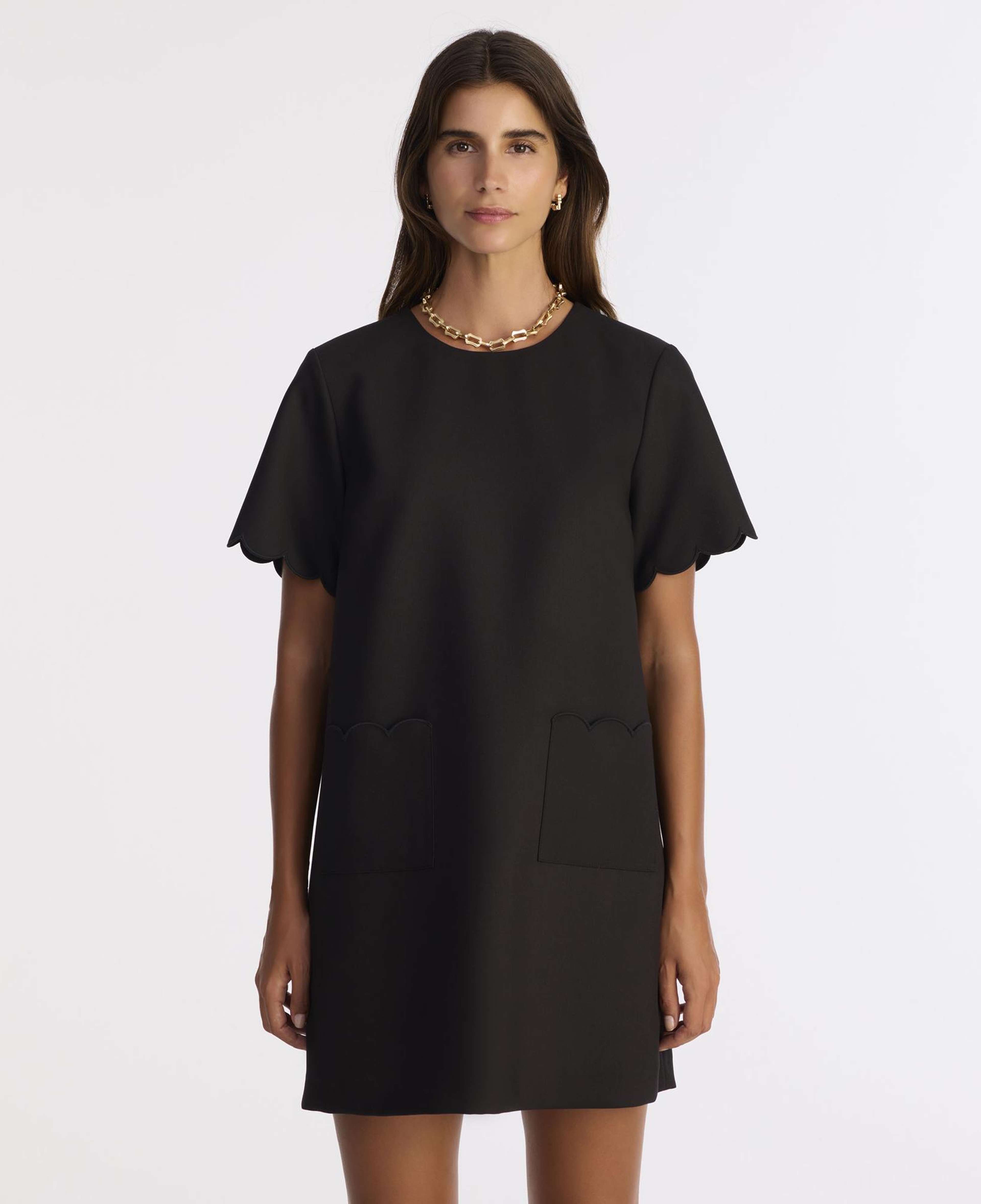 YARGICI Bol Bisiklet Yaka Kısa Kol Elbise