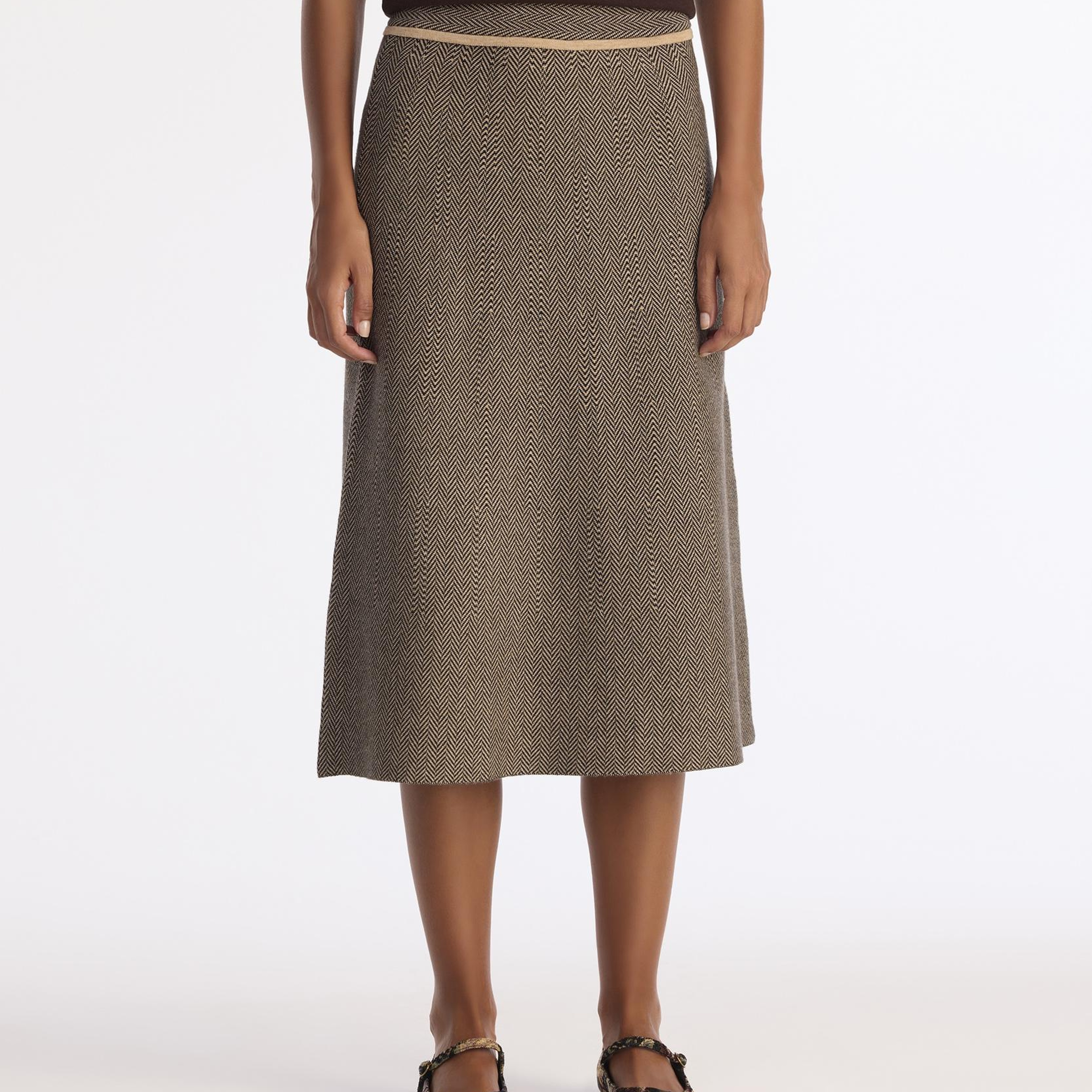 YARGICI A Form Triko Etek