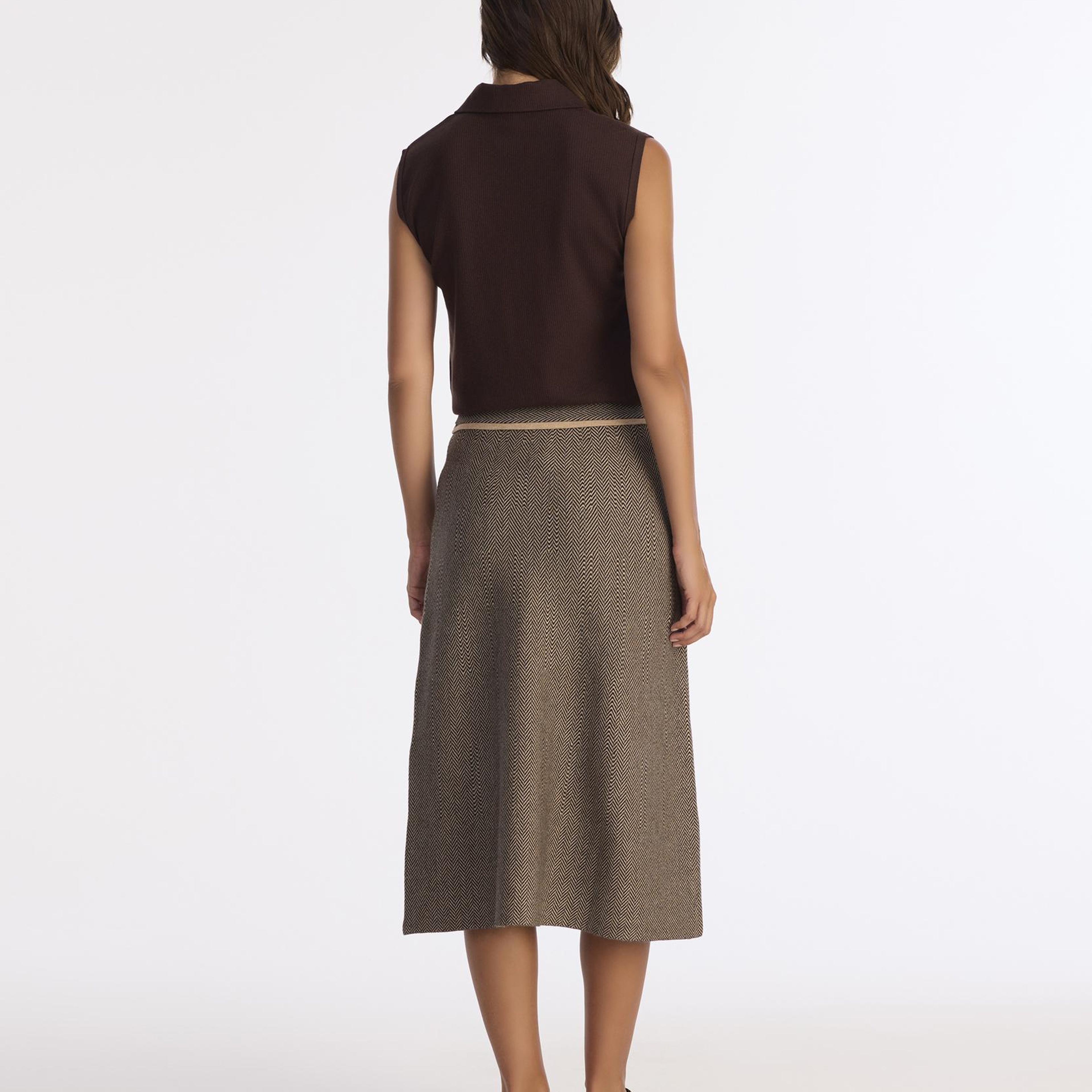 YARGICI A Form Triko Etek