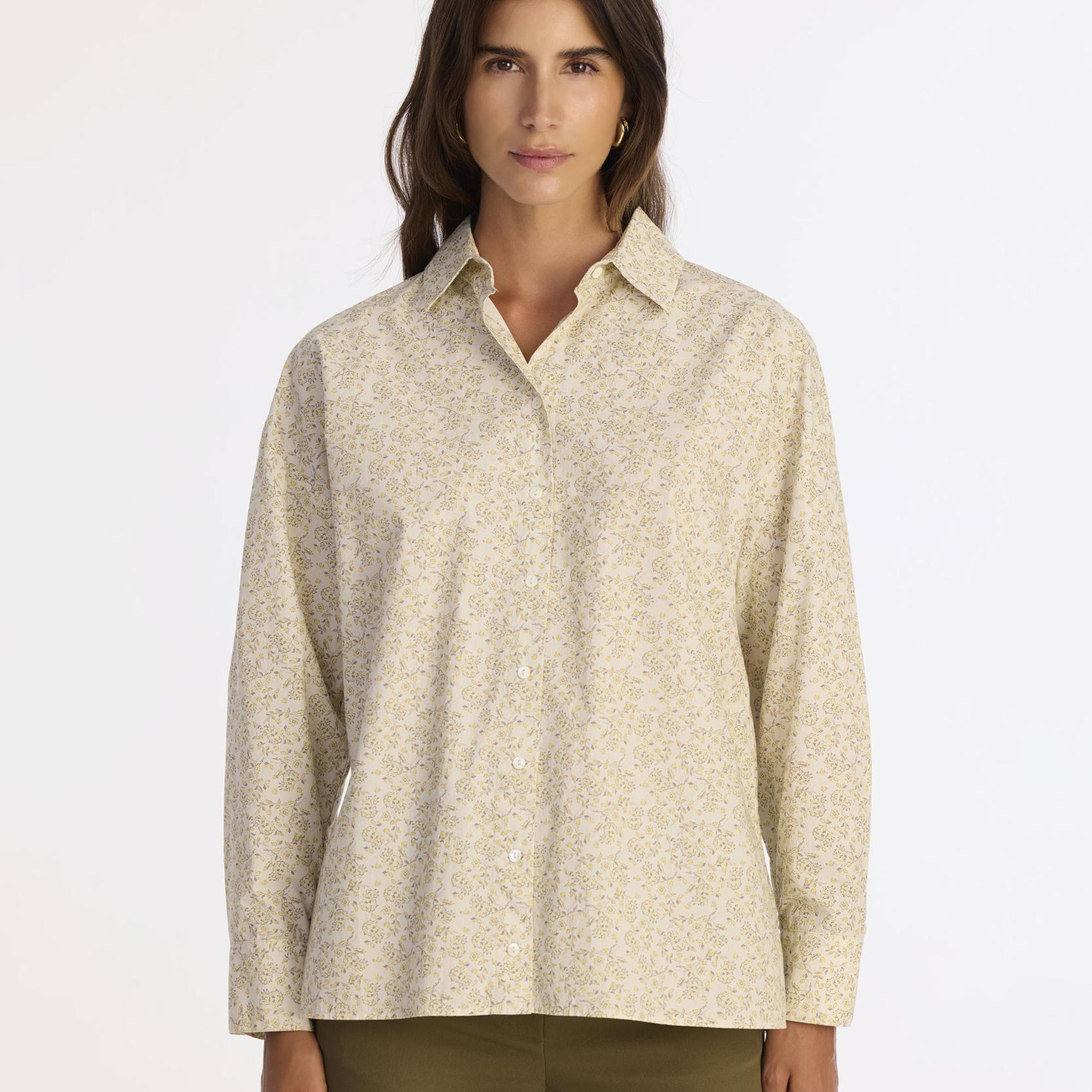 YARGICI Boyfriend Gömlek Yaka Uzun Kol Gömlek