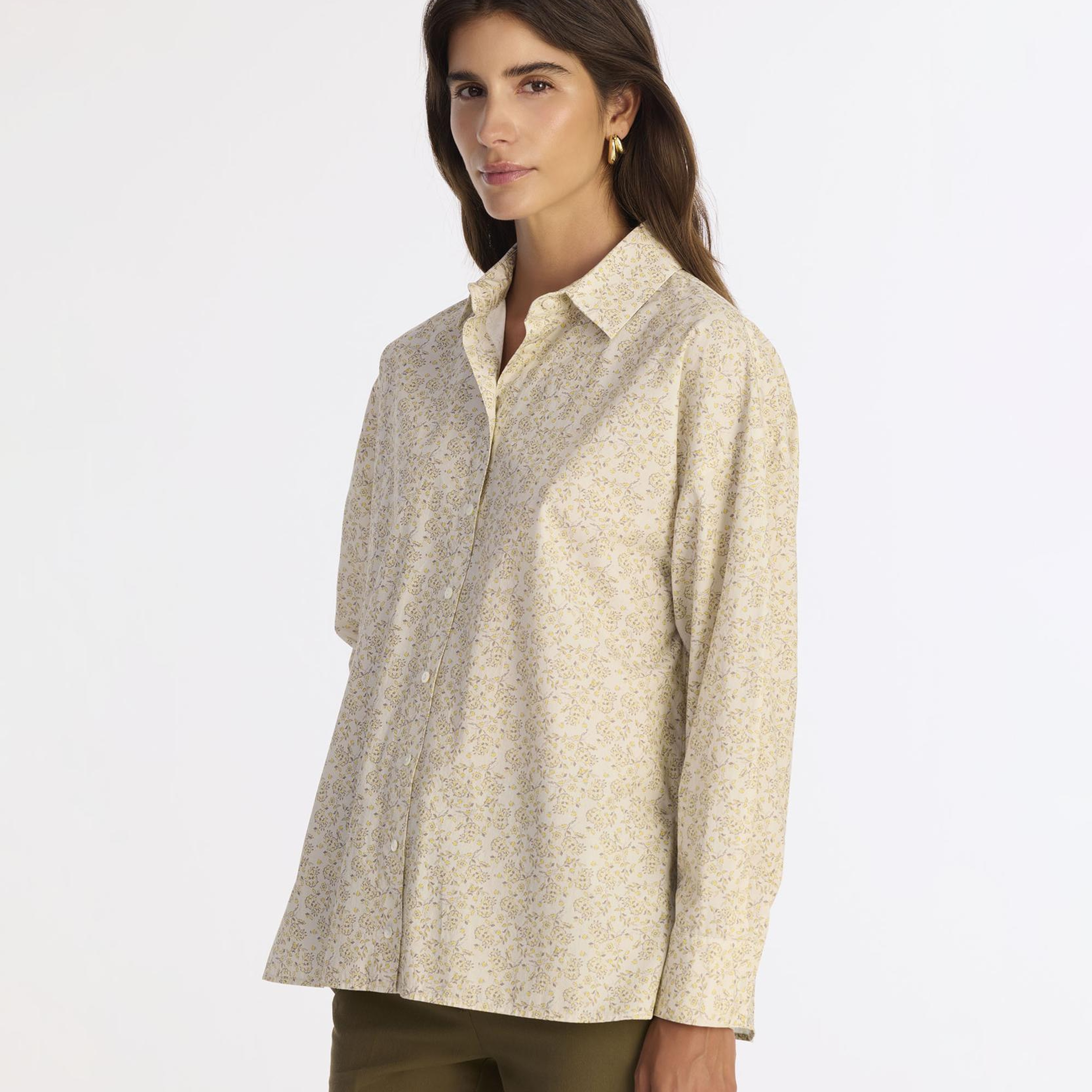 YARGICI Boyfriend Gömlek Yaka Uzun Kol Gömlek