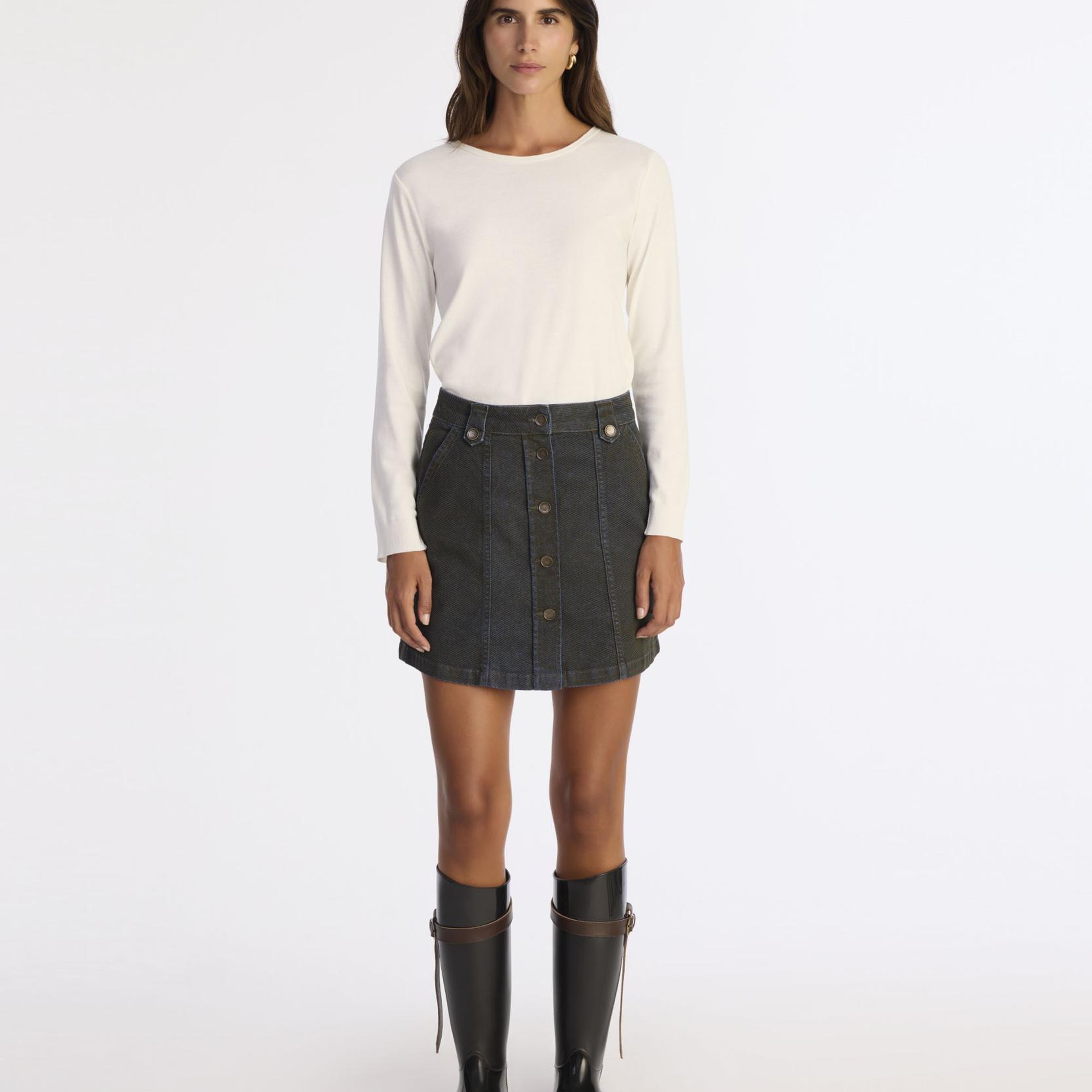 YARGICI Düz Normal Bel Etek