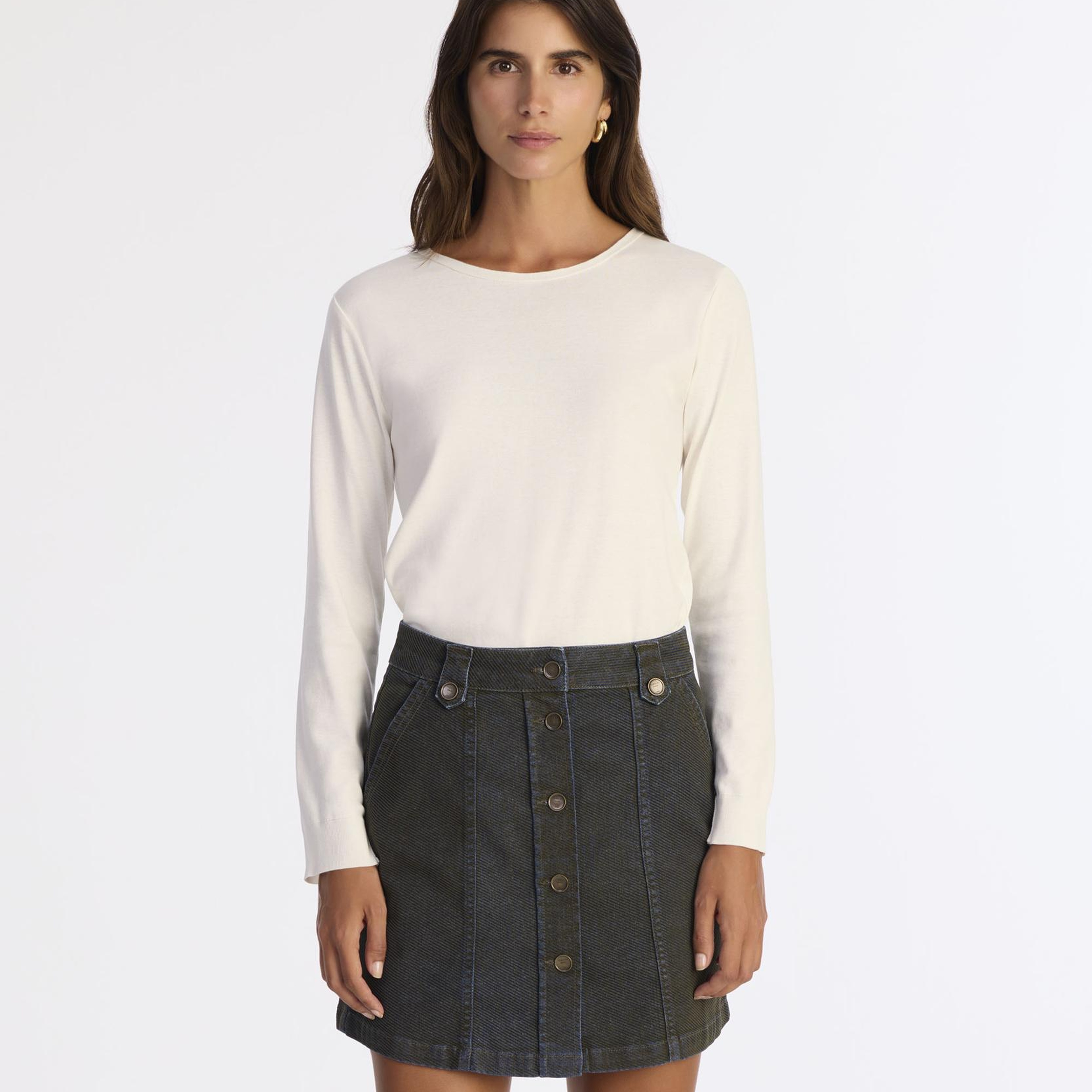 YARGICI Düz Normal Bel Etek