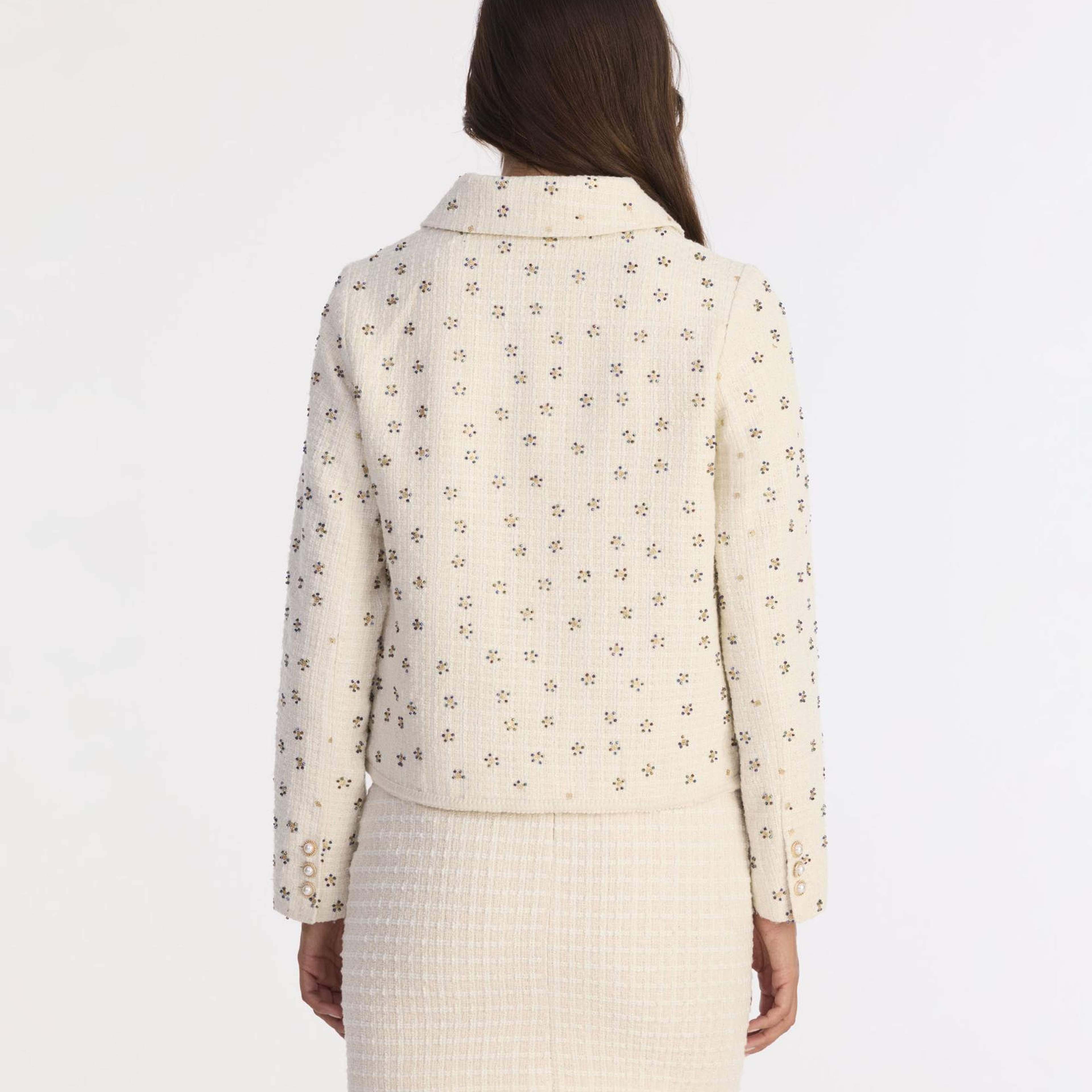 YARGICI Cropped Bisiklet Yaka Uzun Kol Ceket