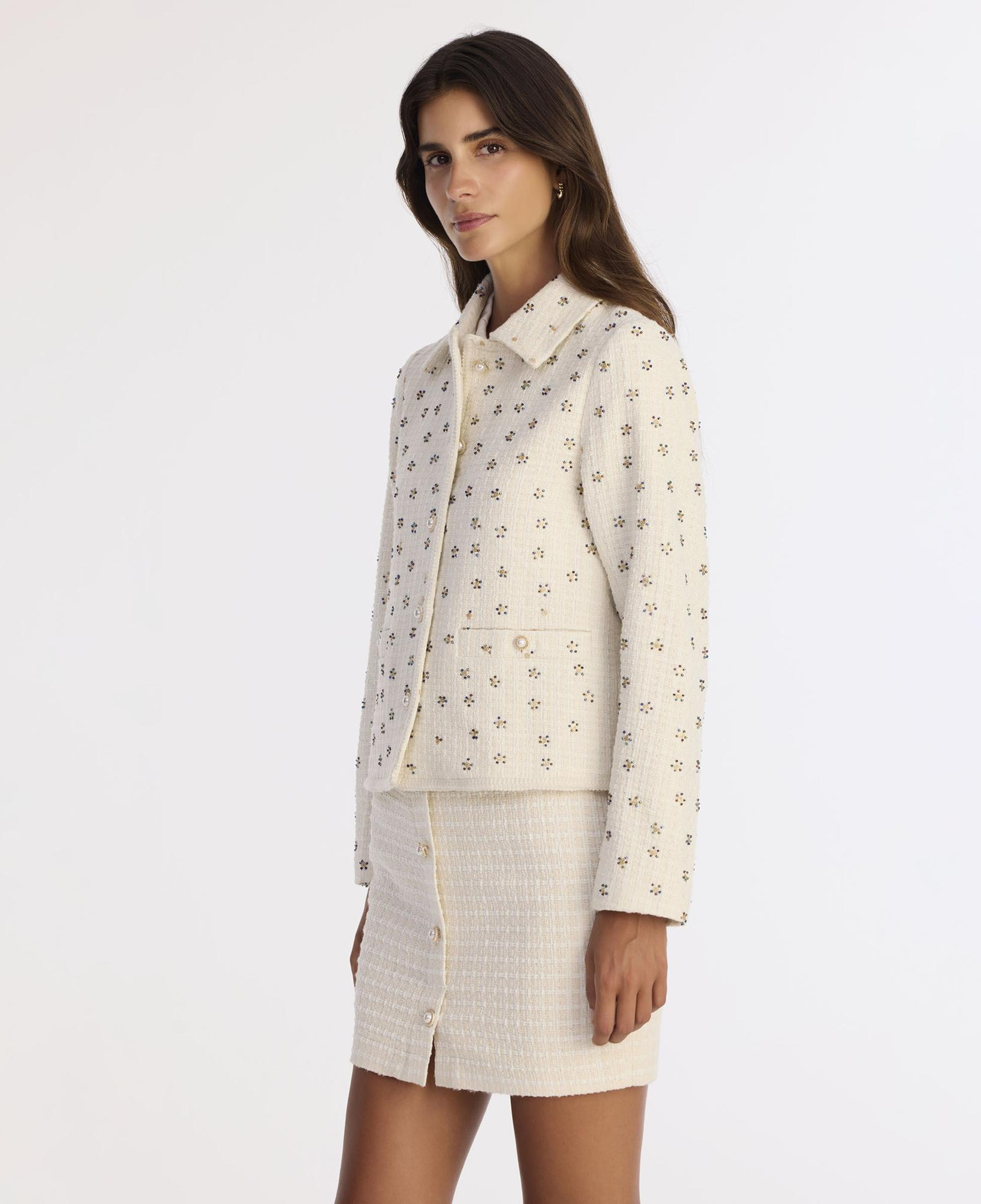 YARGICI Cropped Bisiklet Yaka Uzun Kol Ceket