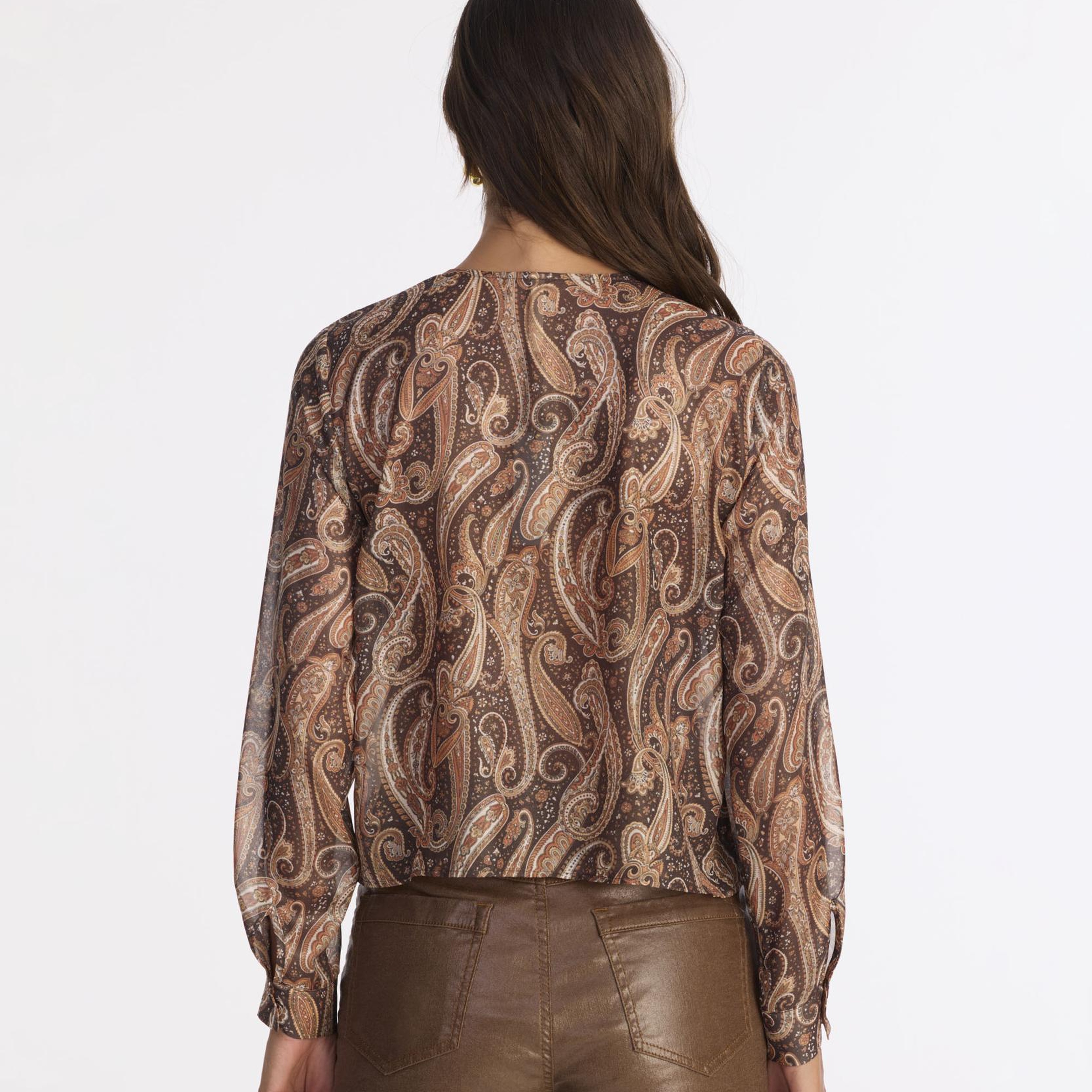 YARGICI Regular V Yaka Uzun Kol Bluz