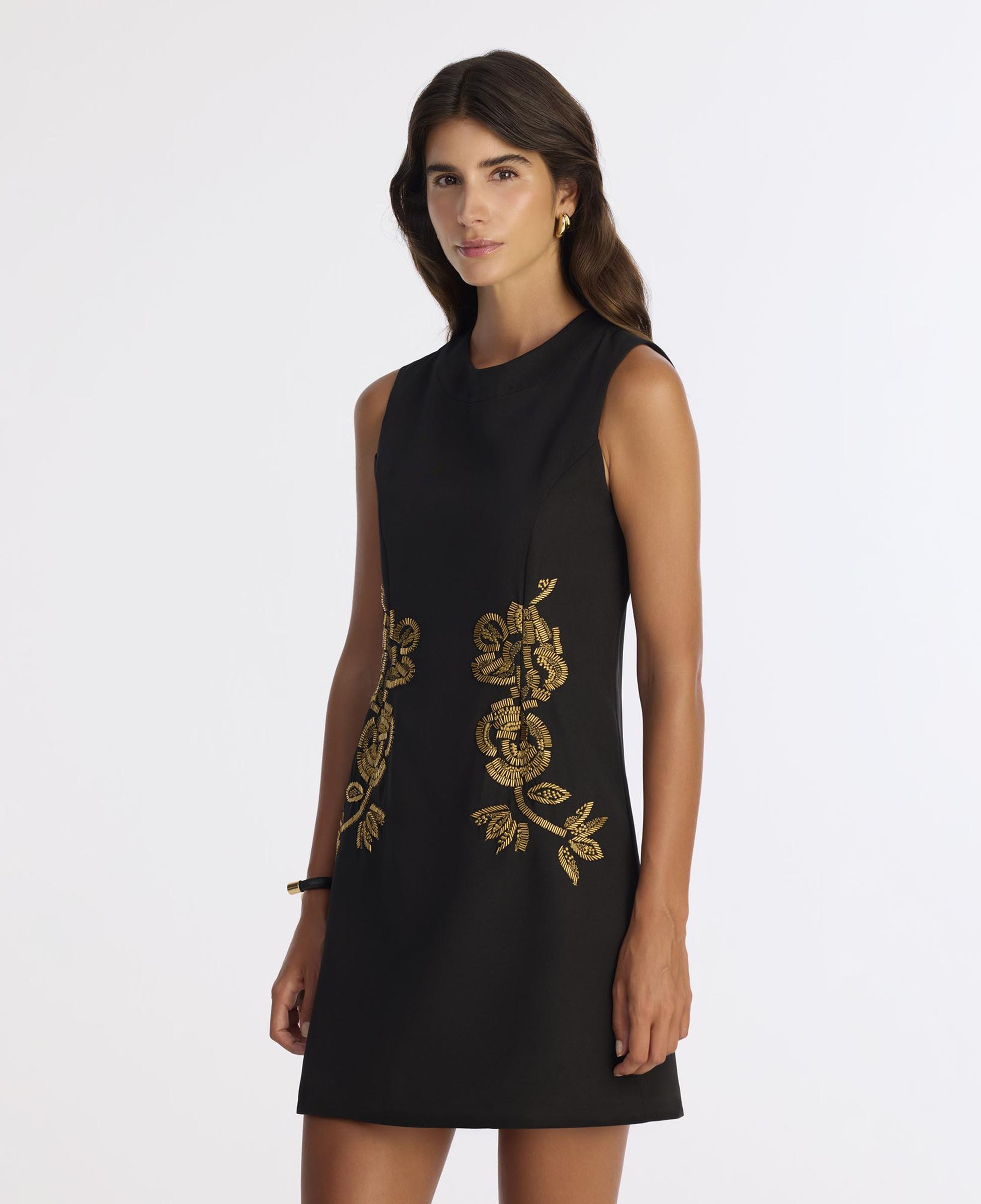 YARGICI Dar Bisiklet Yaka Kolsuz Elbise