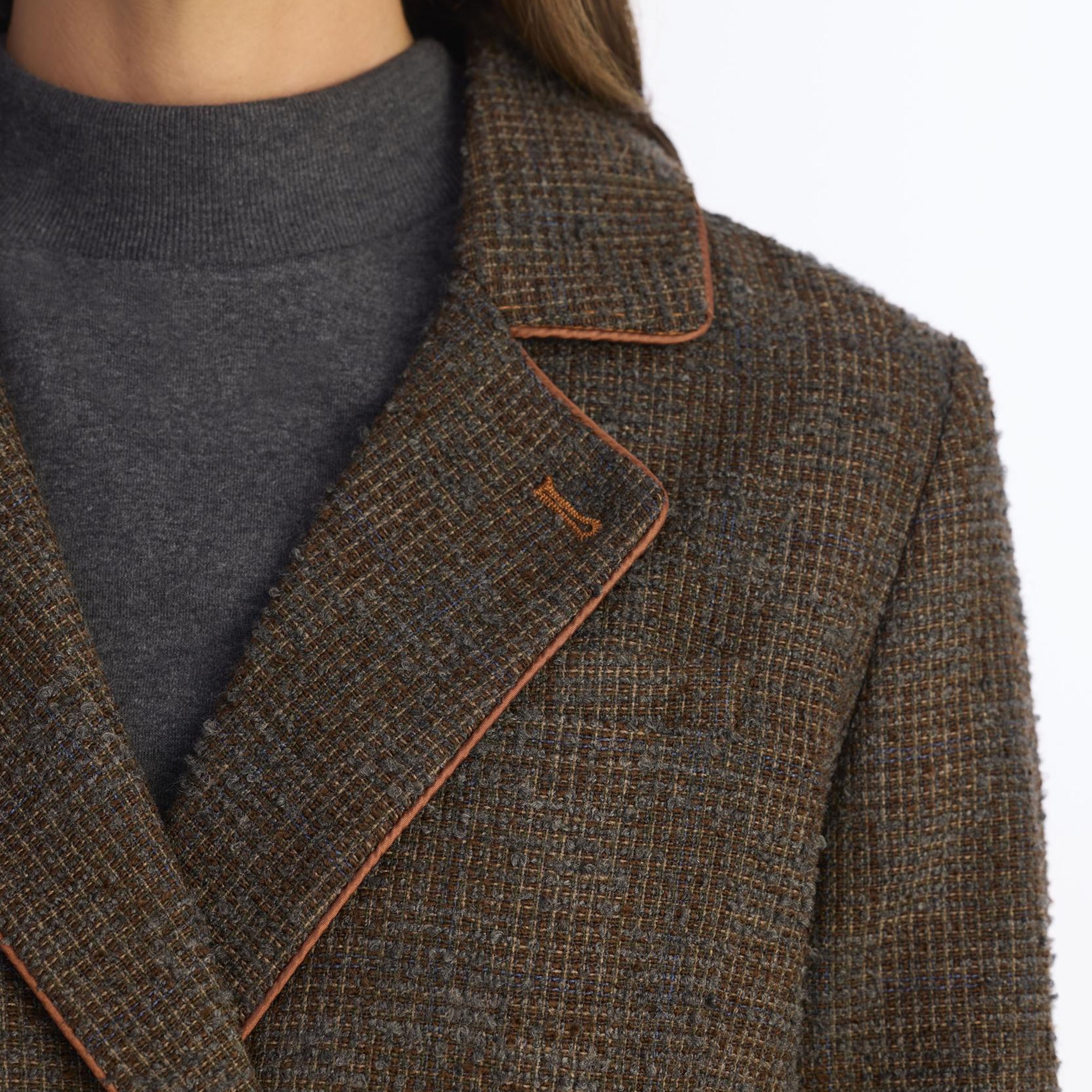 YARGICI Tailored Kırlangıç Yaka Uzun Kol Ceket