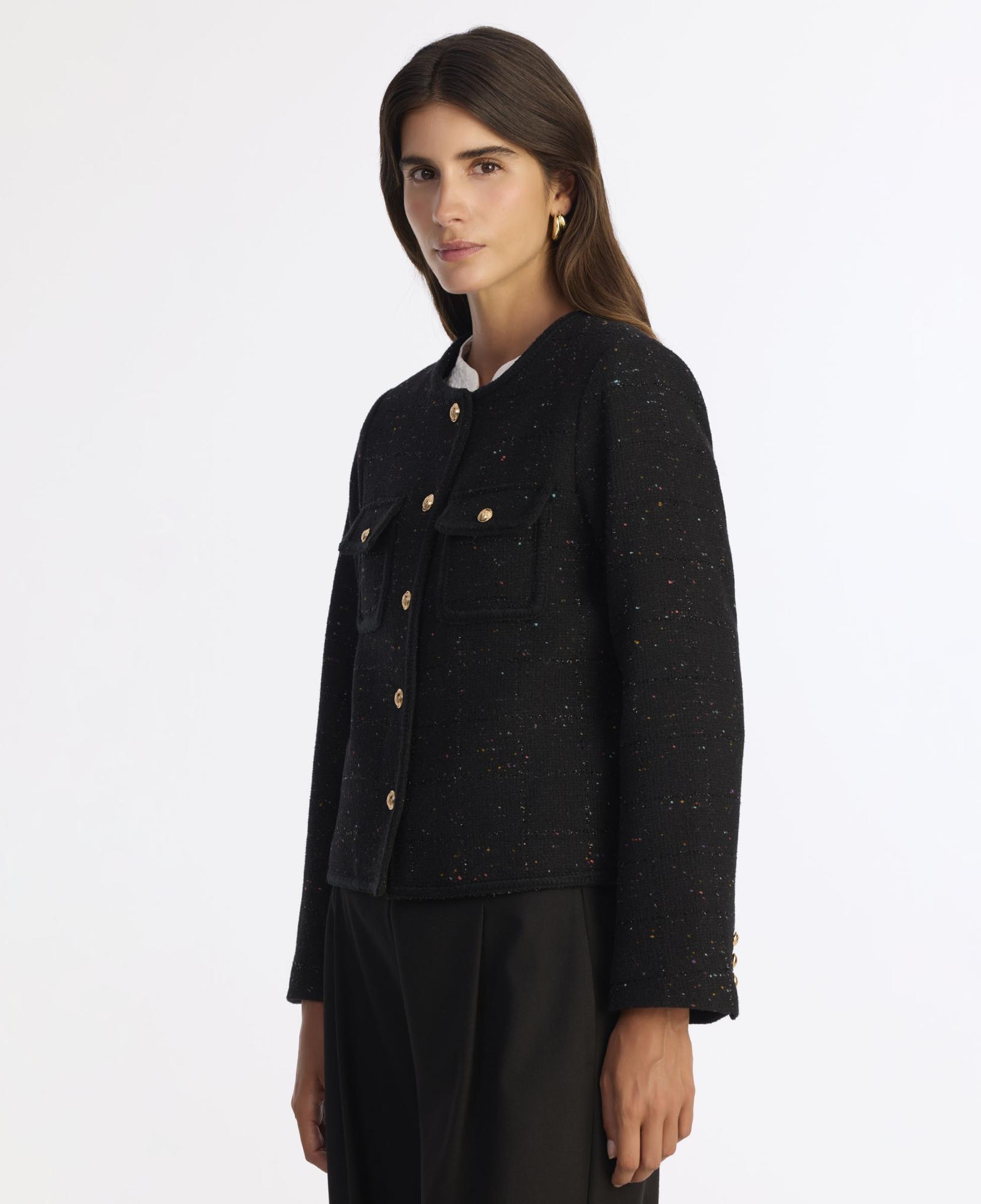 YARGICI Cropped Bisiklet Yaka Uzun Kol Ceket