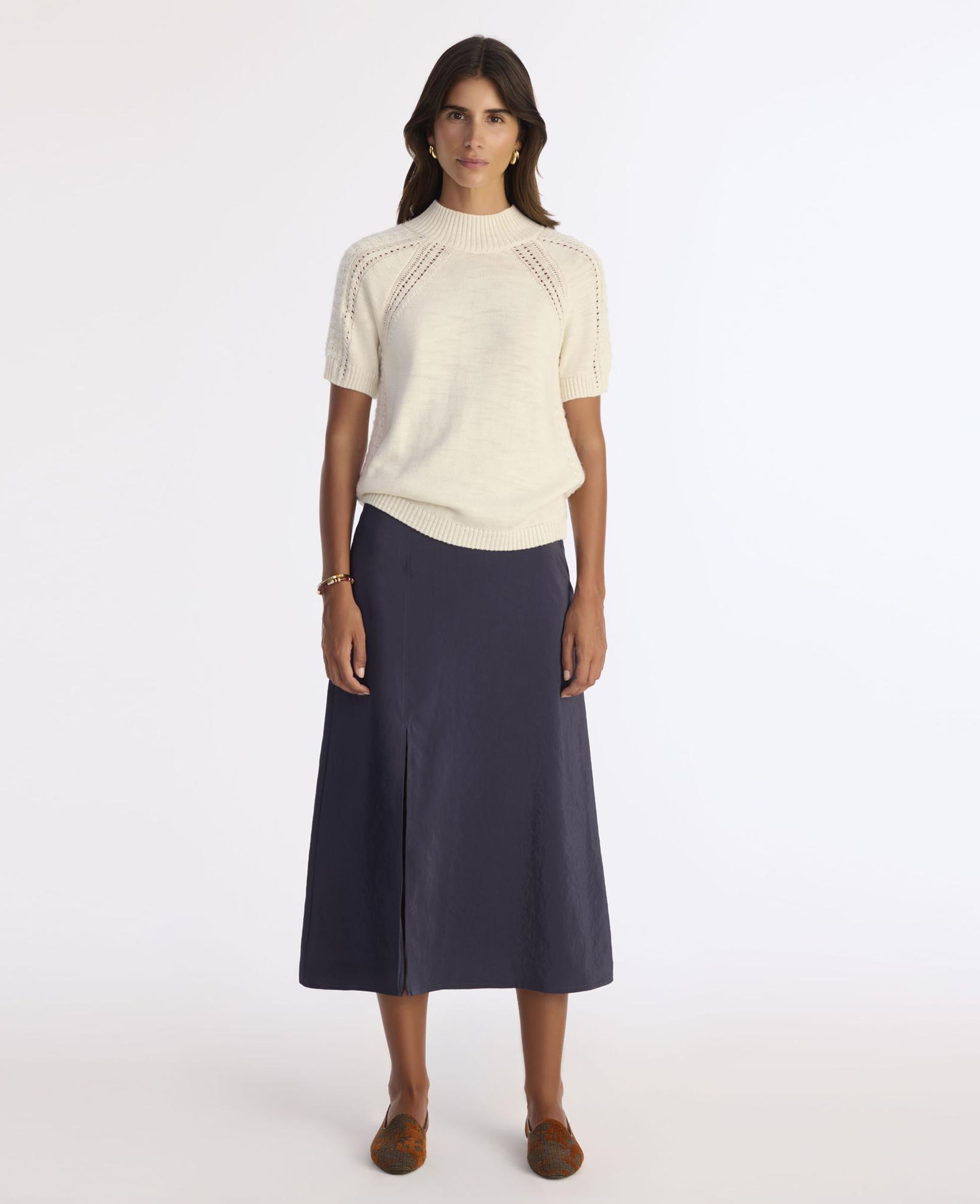 YARGICI A Form Yüksek Bel Etek