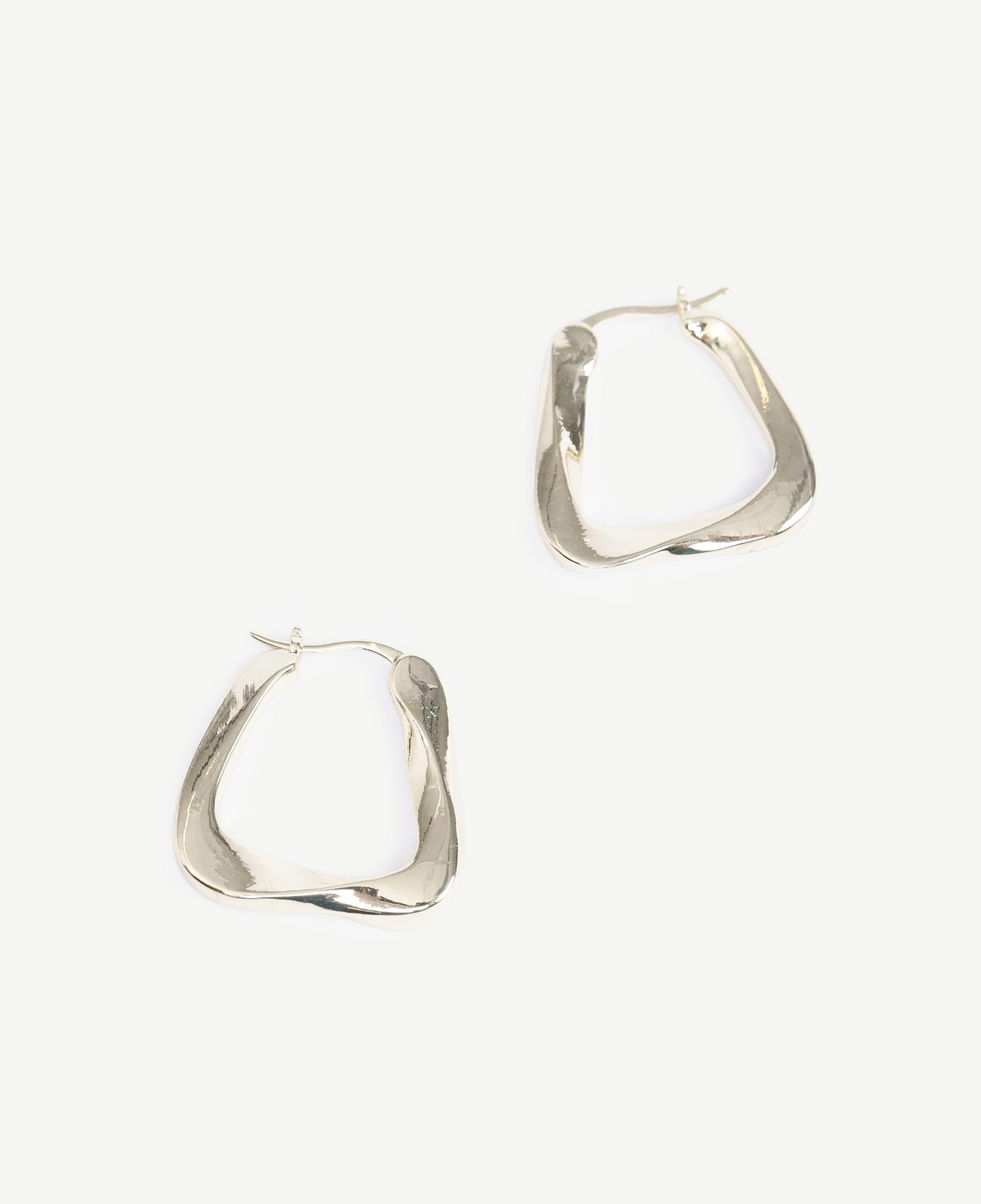 YARGICI Asimetrik Formlu Halka Küpe