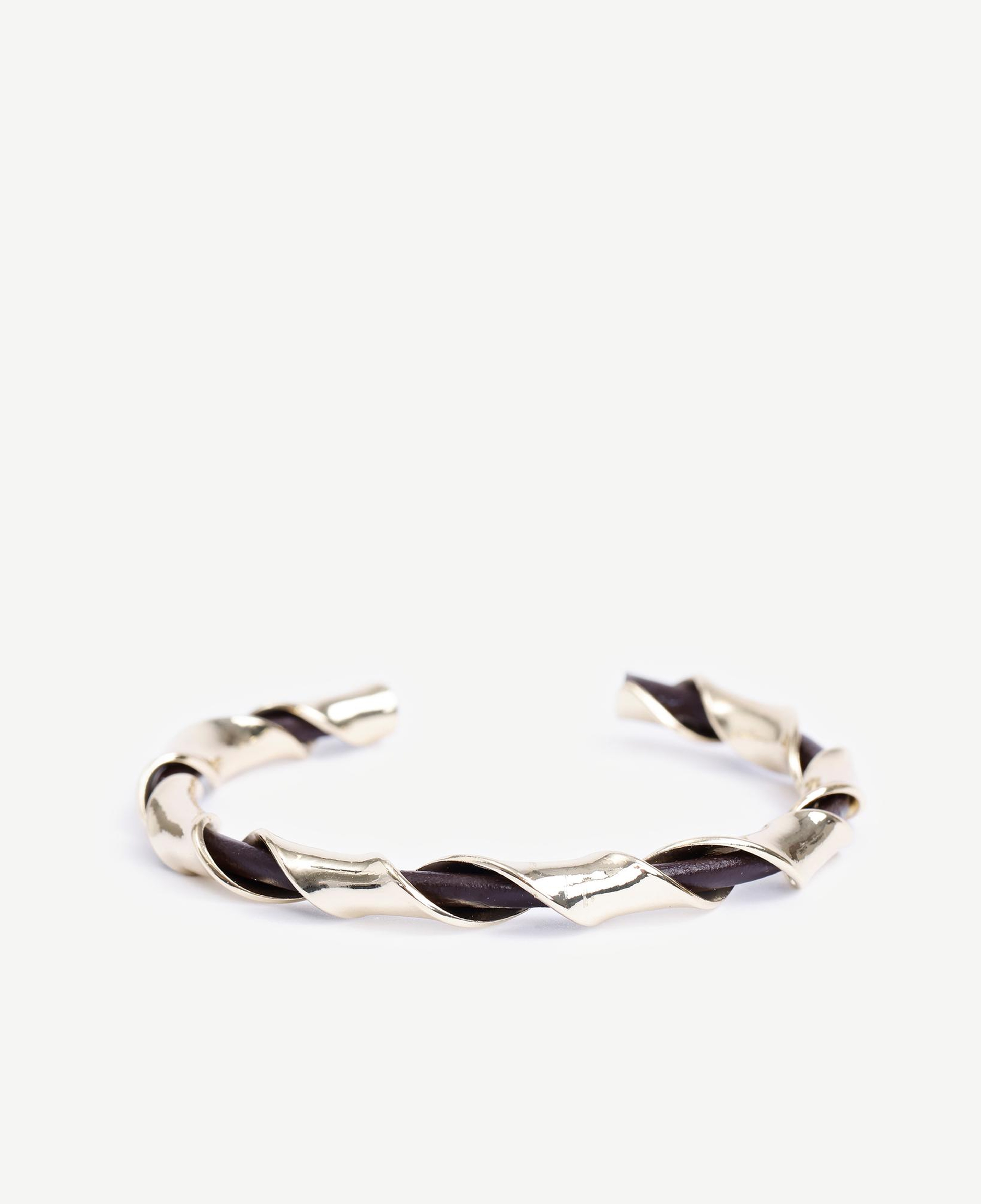 YARGICI Deri Detaylı Cuff Bileklik