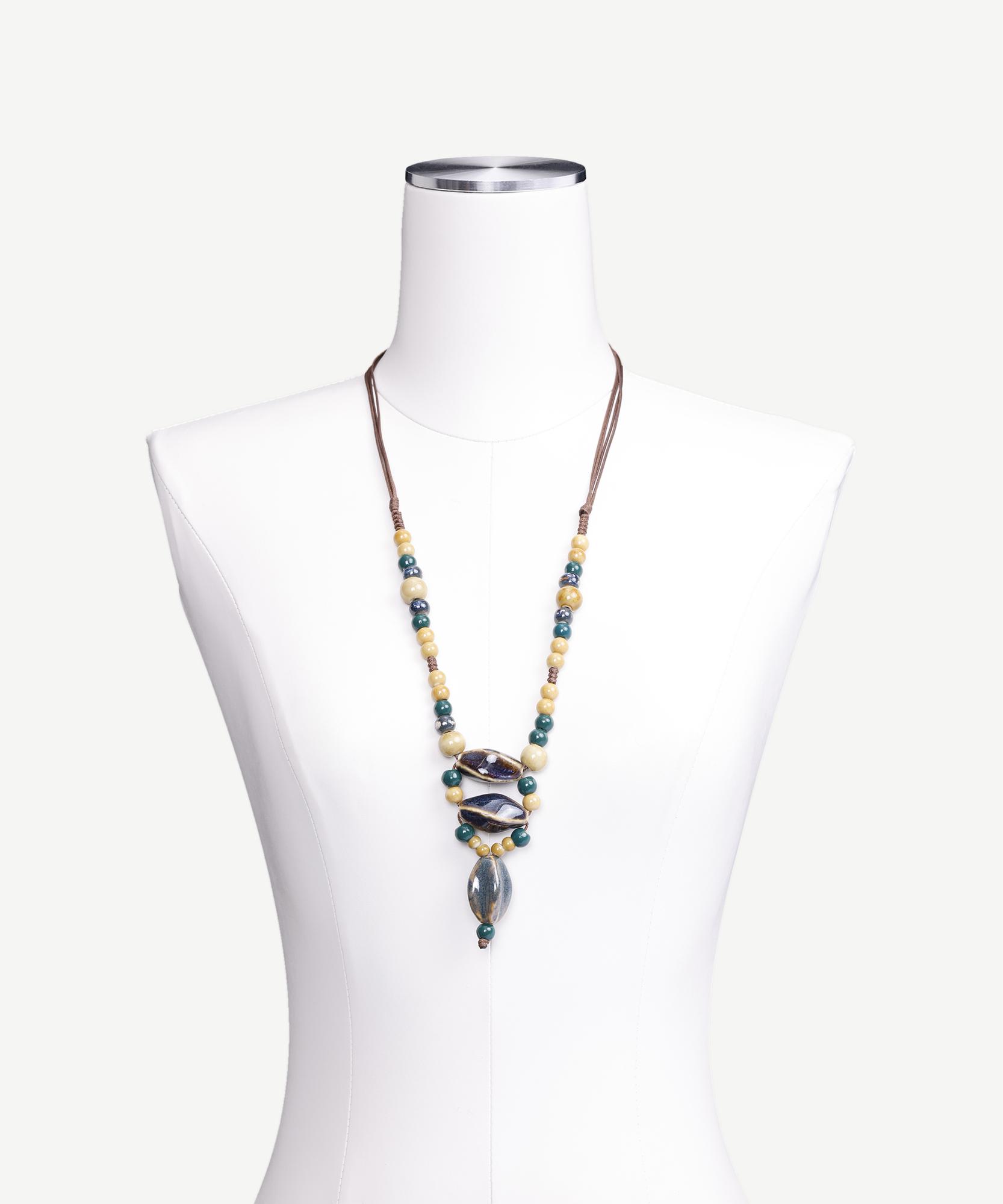 YARGICI Ayarlanabilir Seramik Kolye