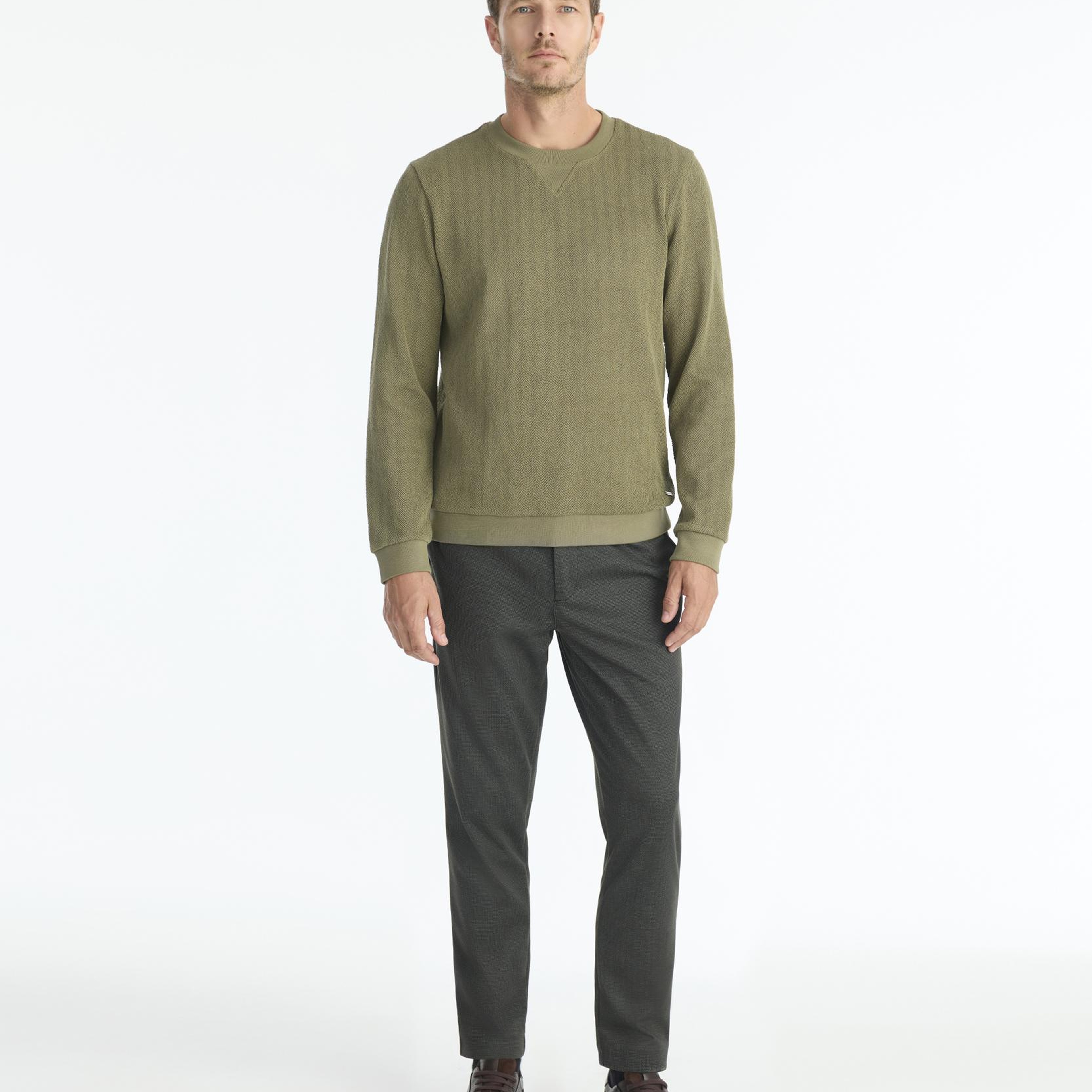 YARGICI Regular Bisiklet Yaka Uzun Kol Sweatshirt