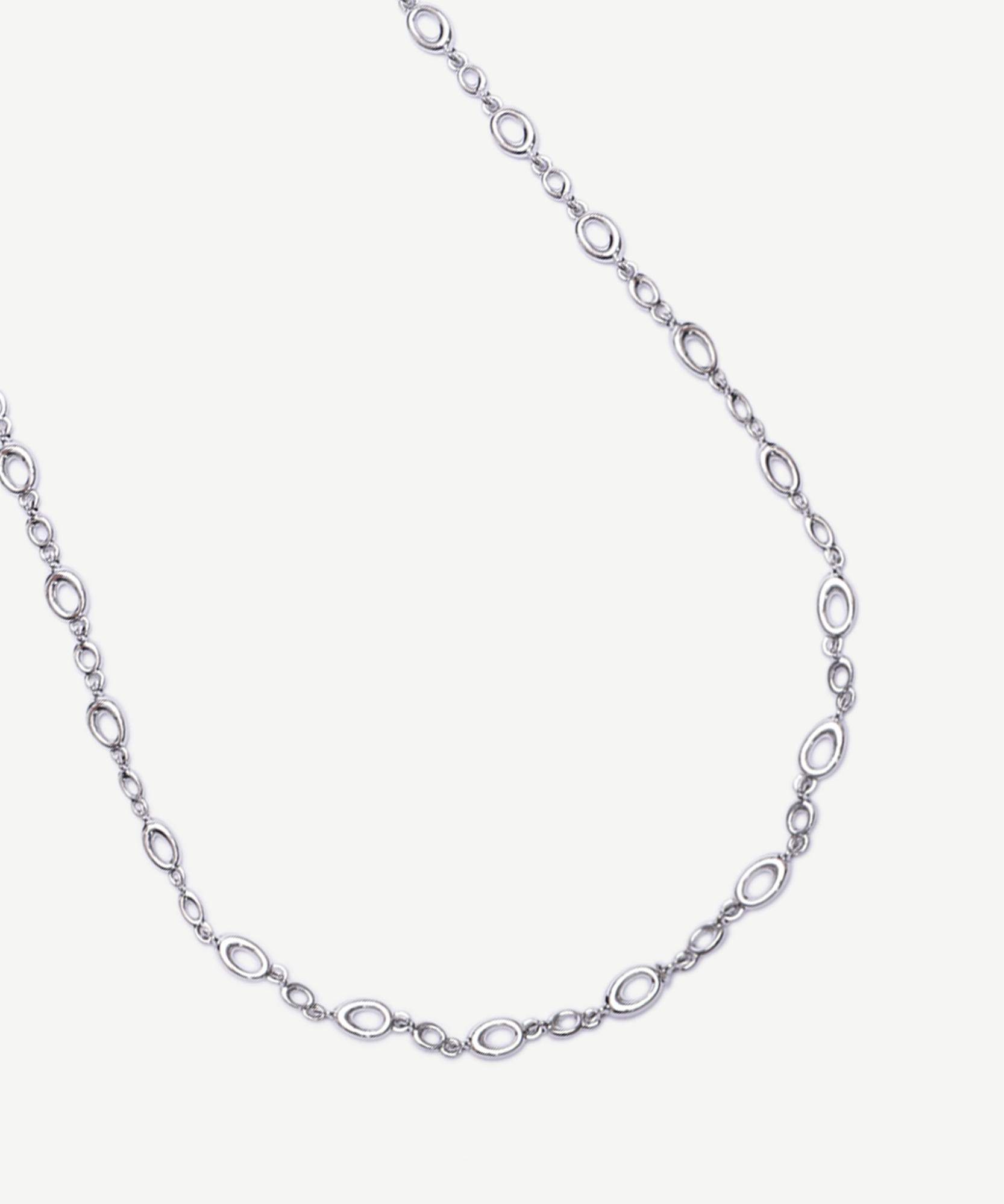 YARGICI Uzun Silver Zincir Kolye