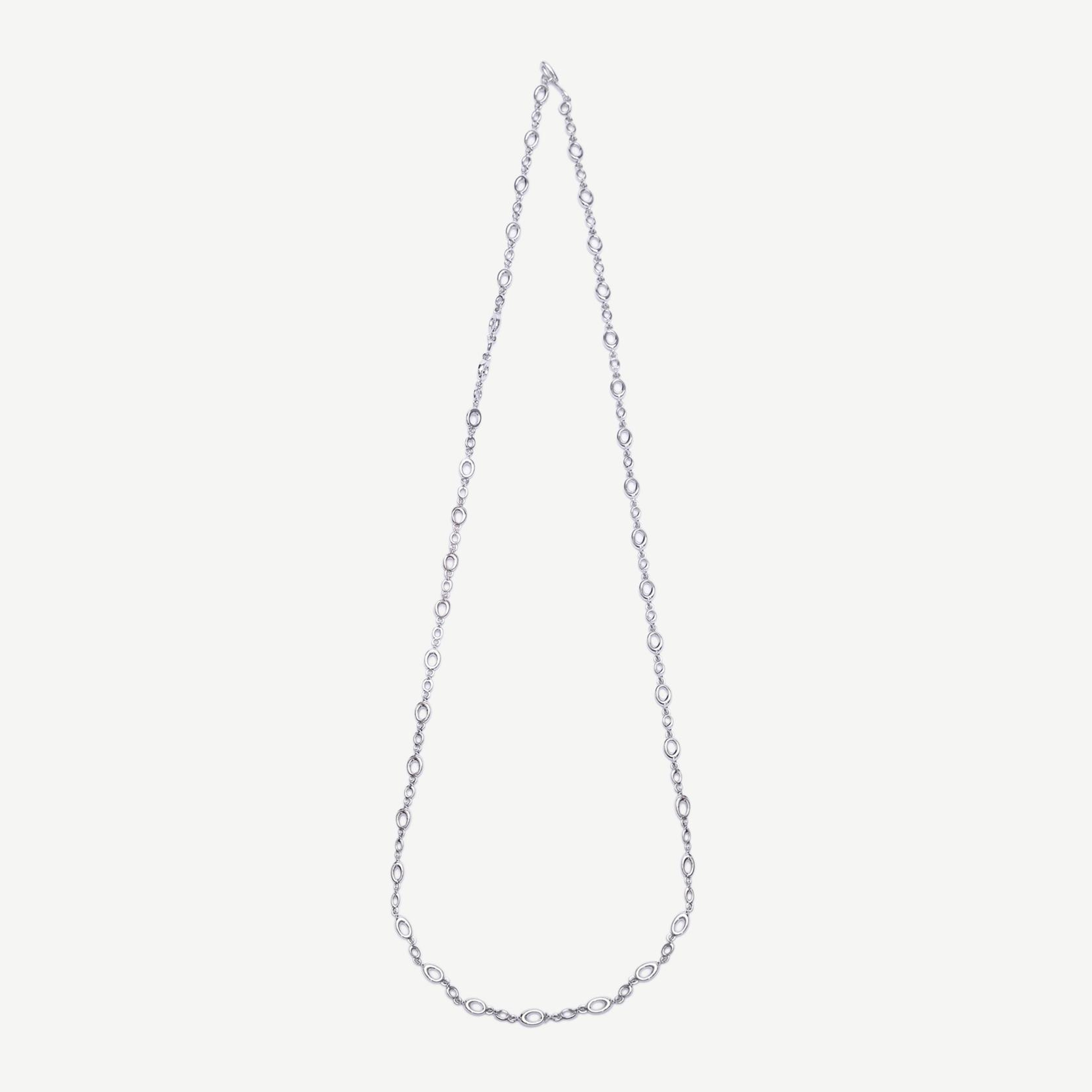 YARGICI Uzun Silver Zincir Kolye