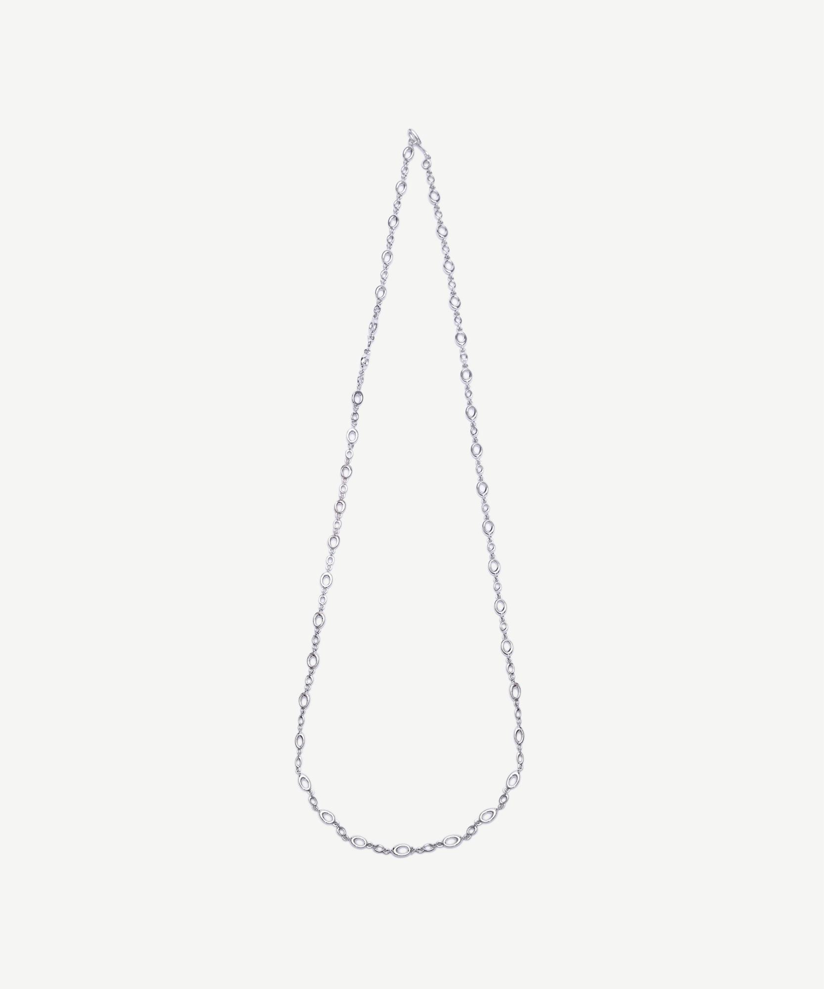 YARGICI Uzun Silver Zincir Kolye