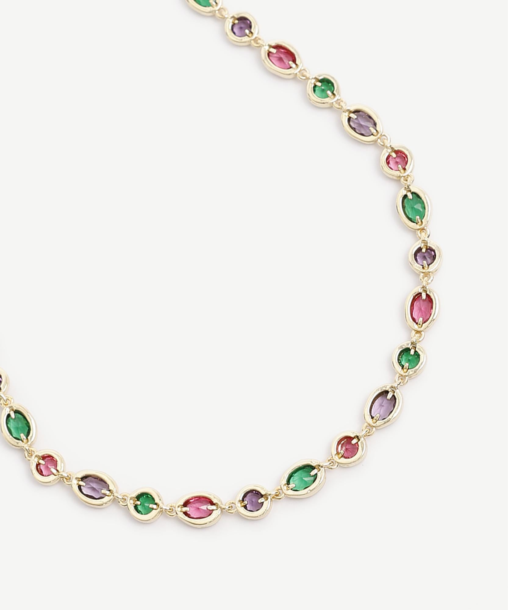 YARGICI Cam Taş Detaylı Kolye