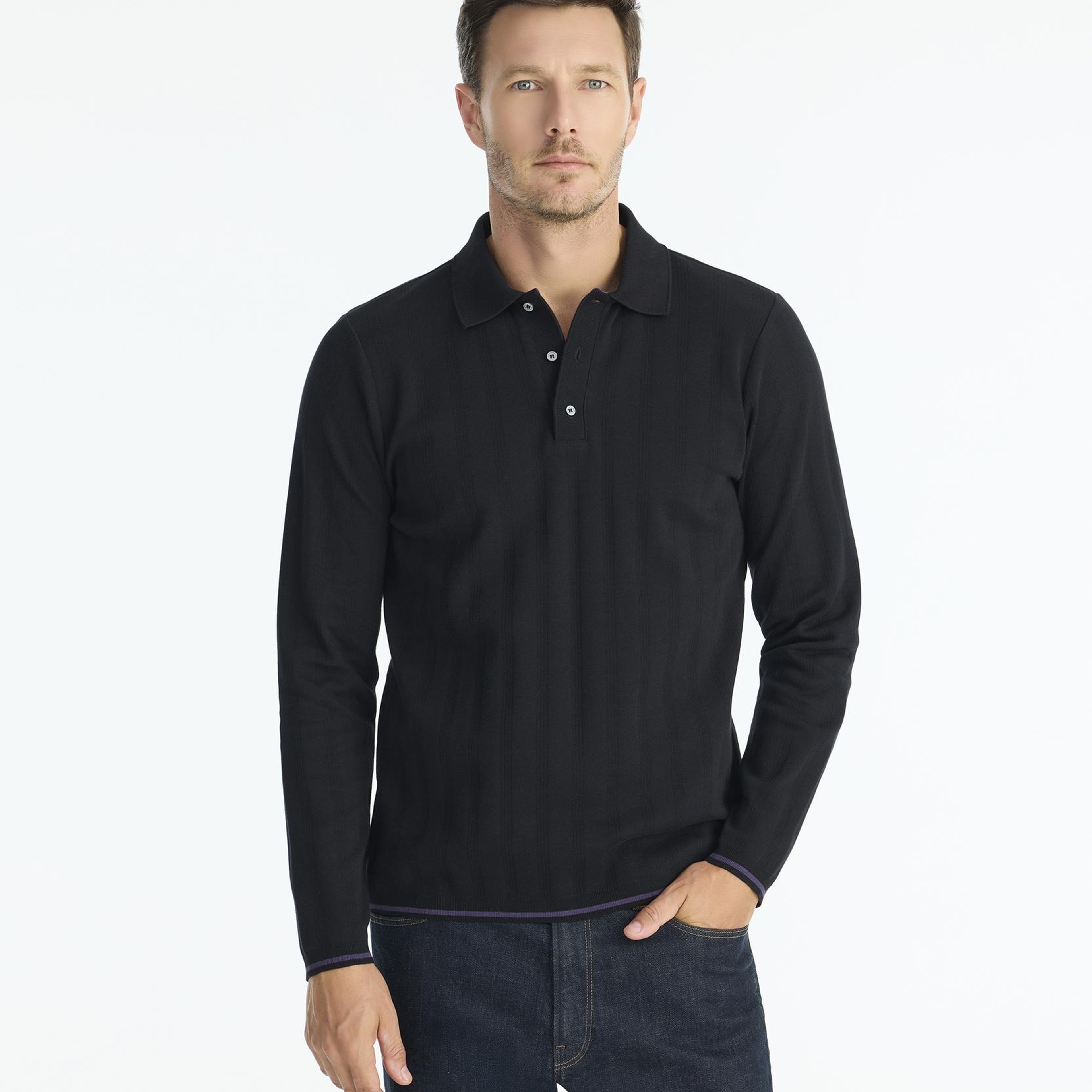 YARGICI Regular Gömlek Yaka Uzun Kol Kazak