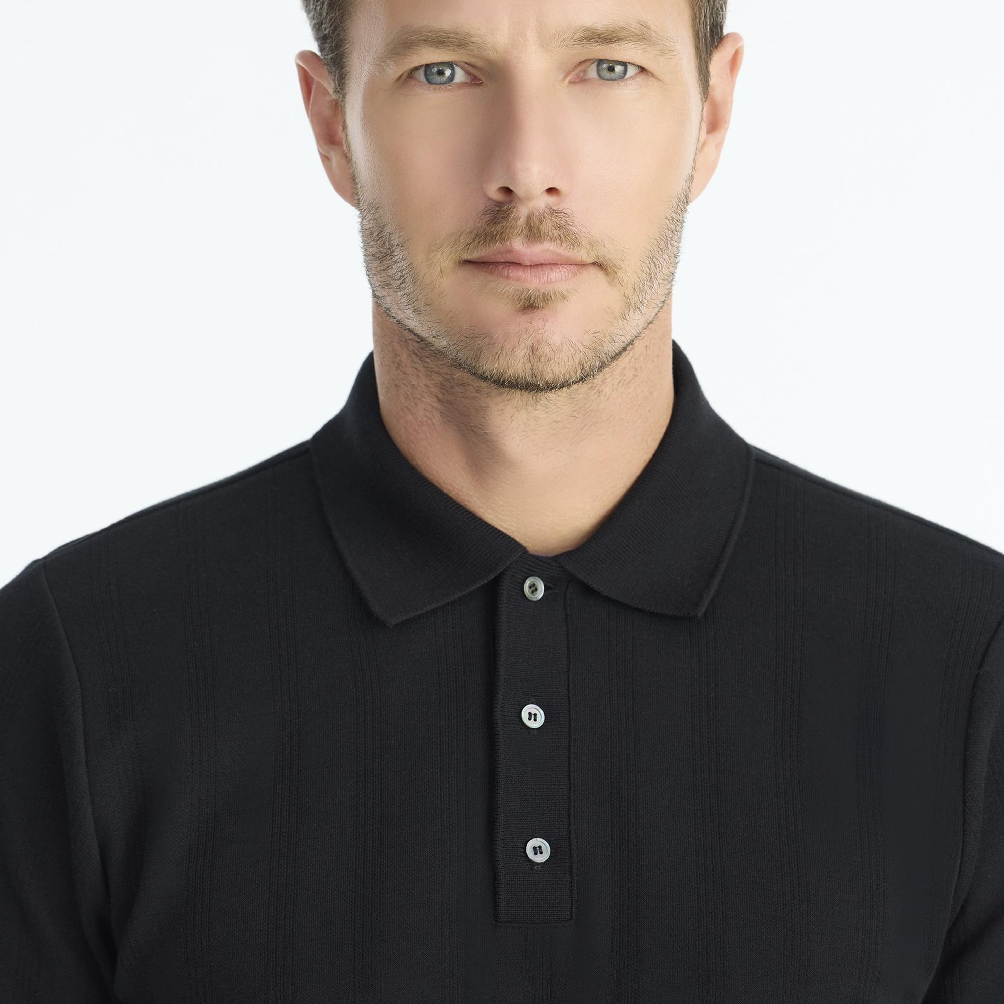 YARGICI Regular Gömlek Yaka Uzun Kol Kazak