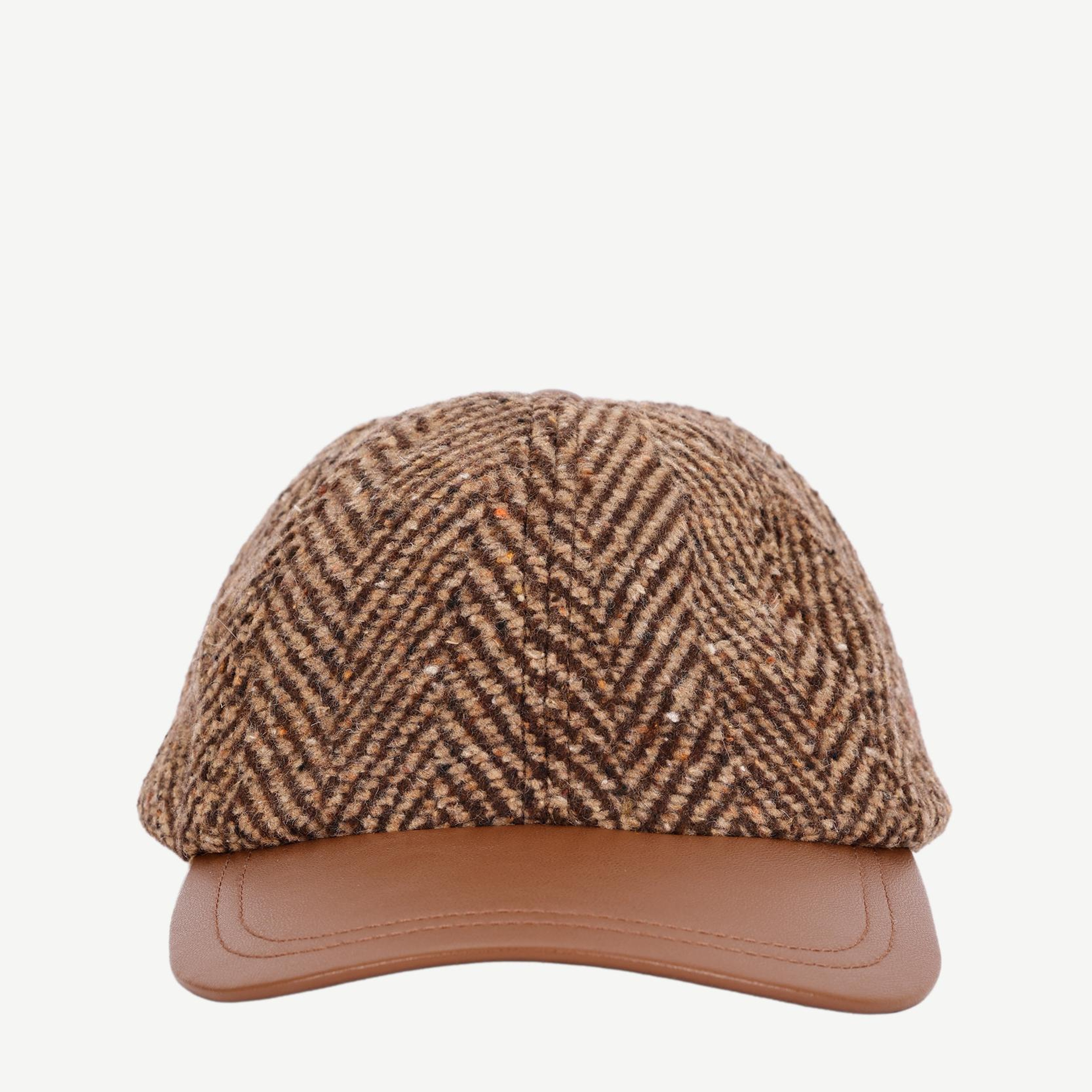 YARGICI Balıksırtı Desenli Yün Şapka