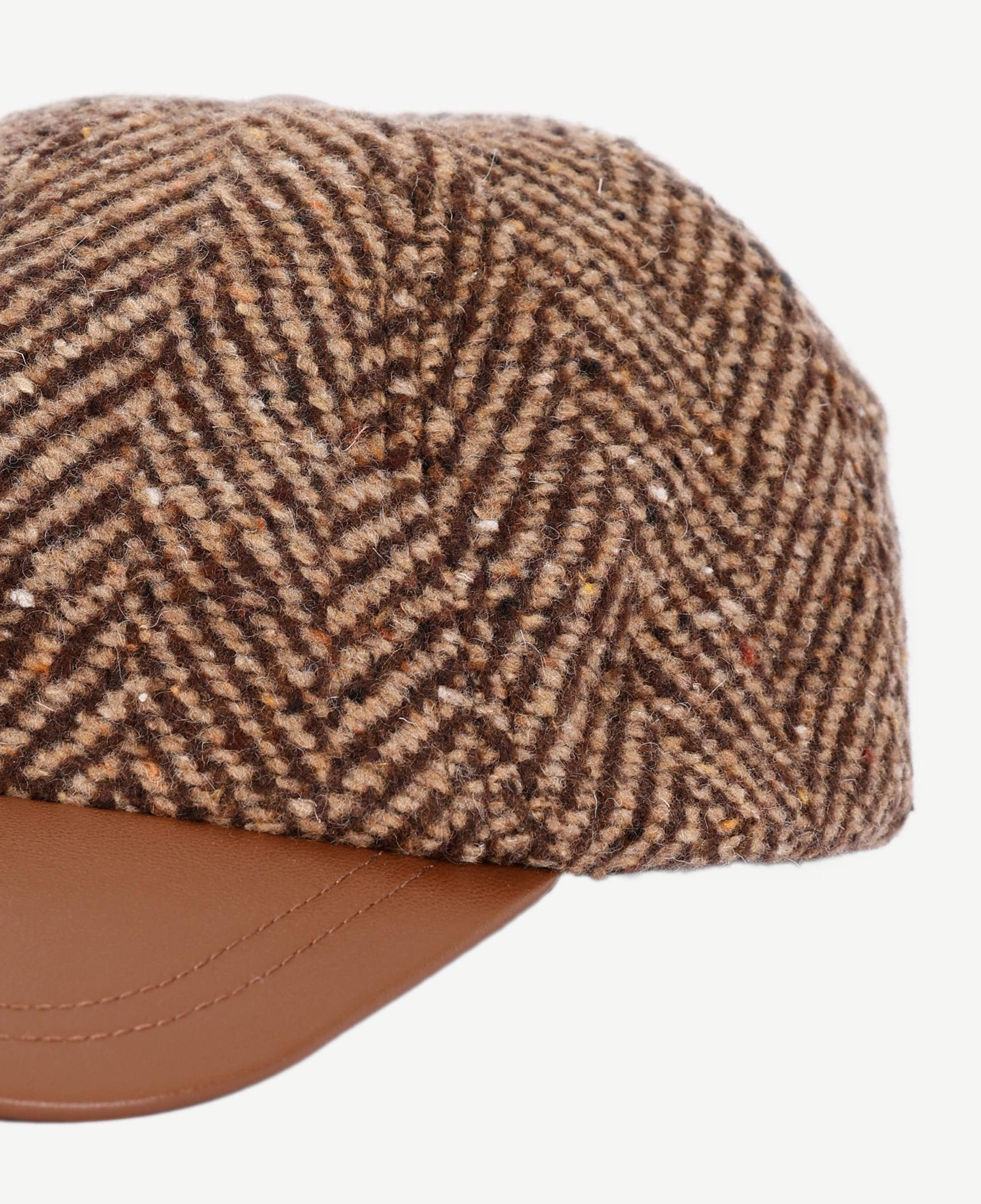 YARGICI Balıksırtı Desenli Yün Şapka