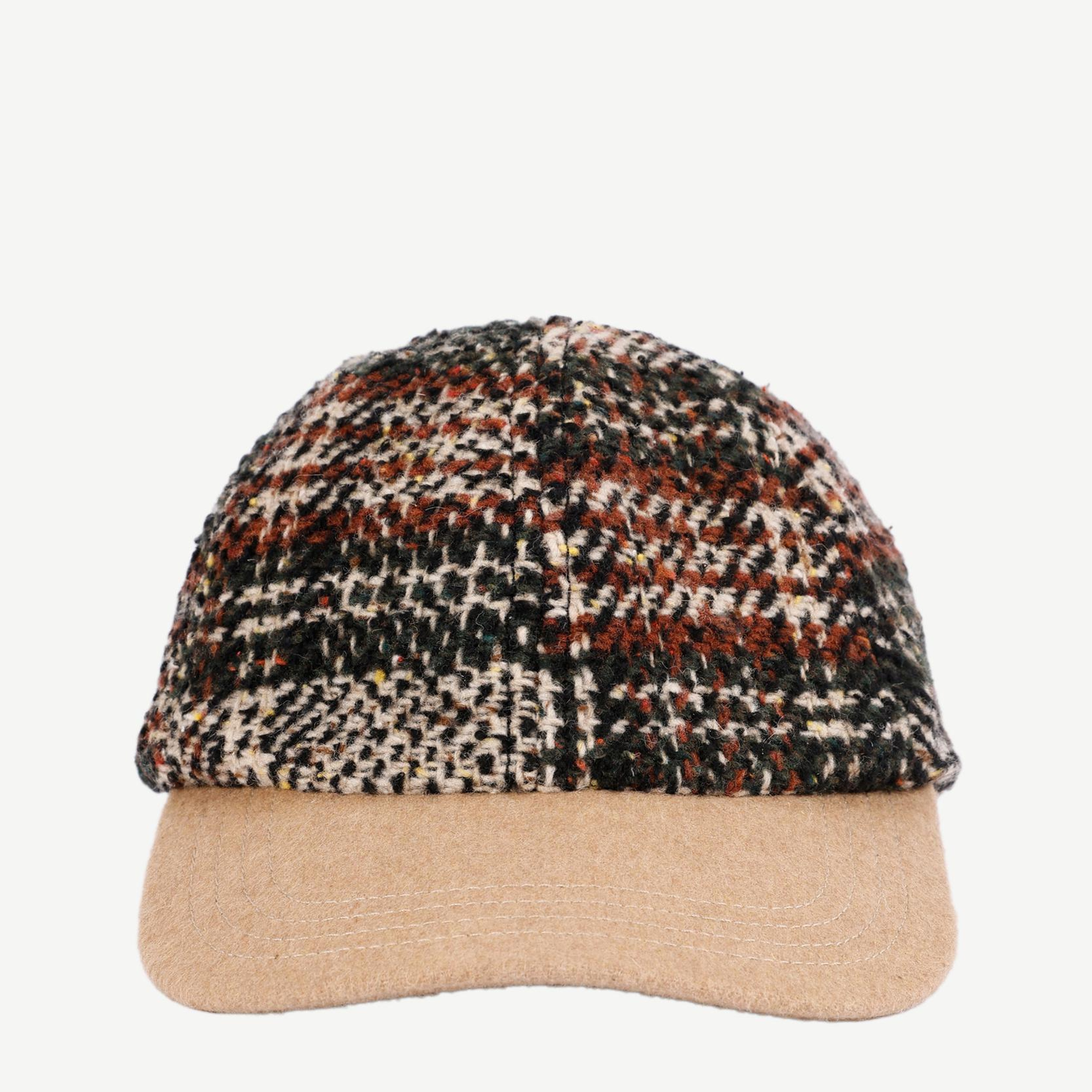 YARGICI Ekose Desenli Yün Şapka
