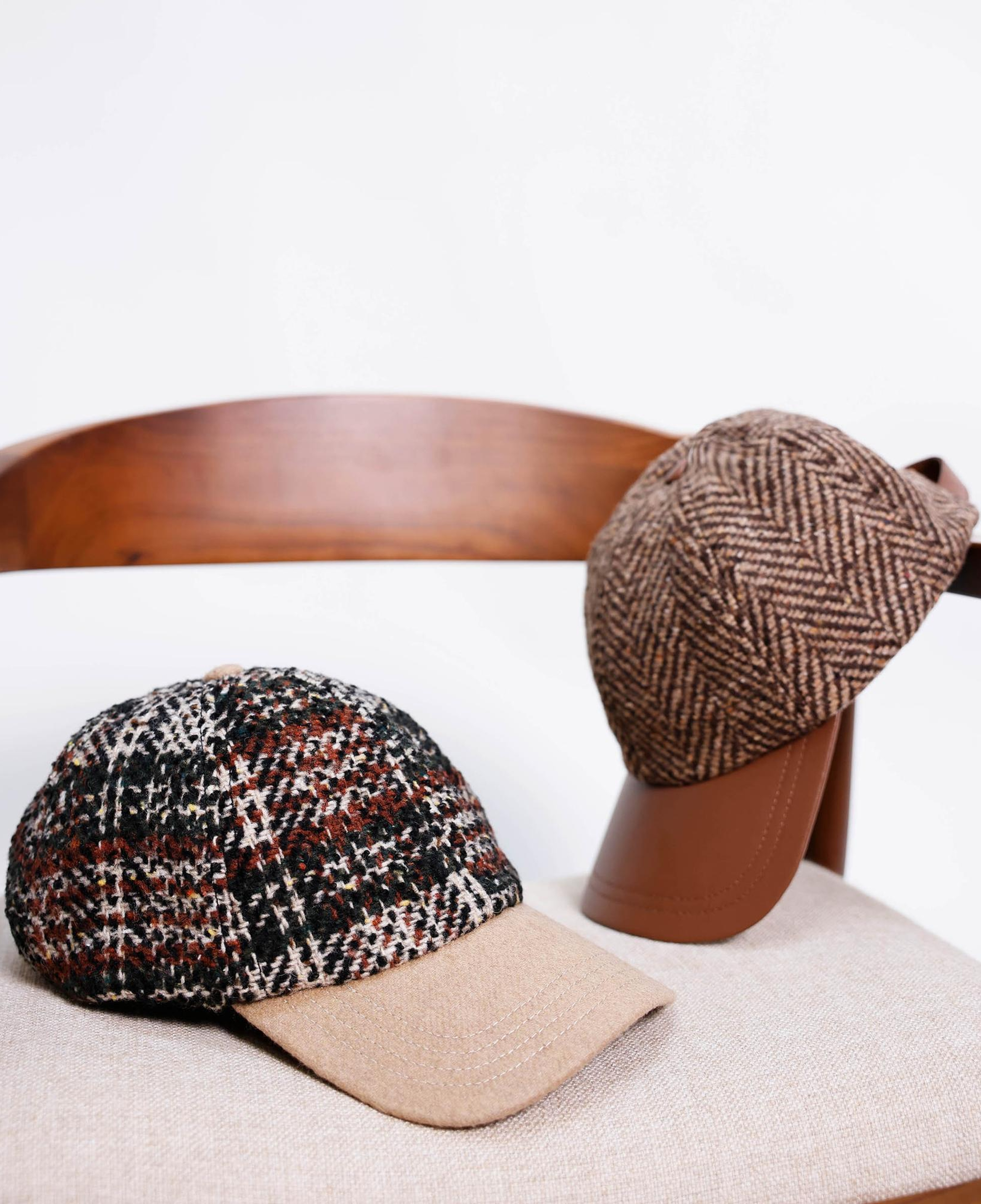 YARGICI Ekose Desenli Yün Şapka