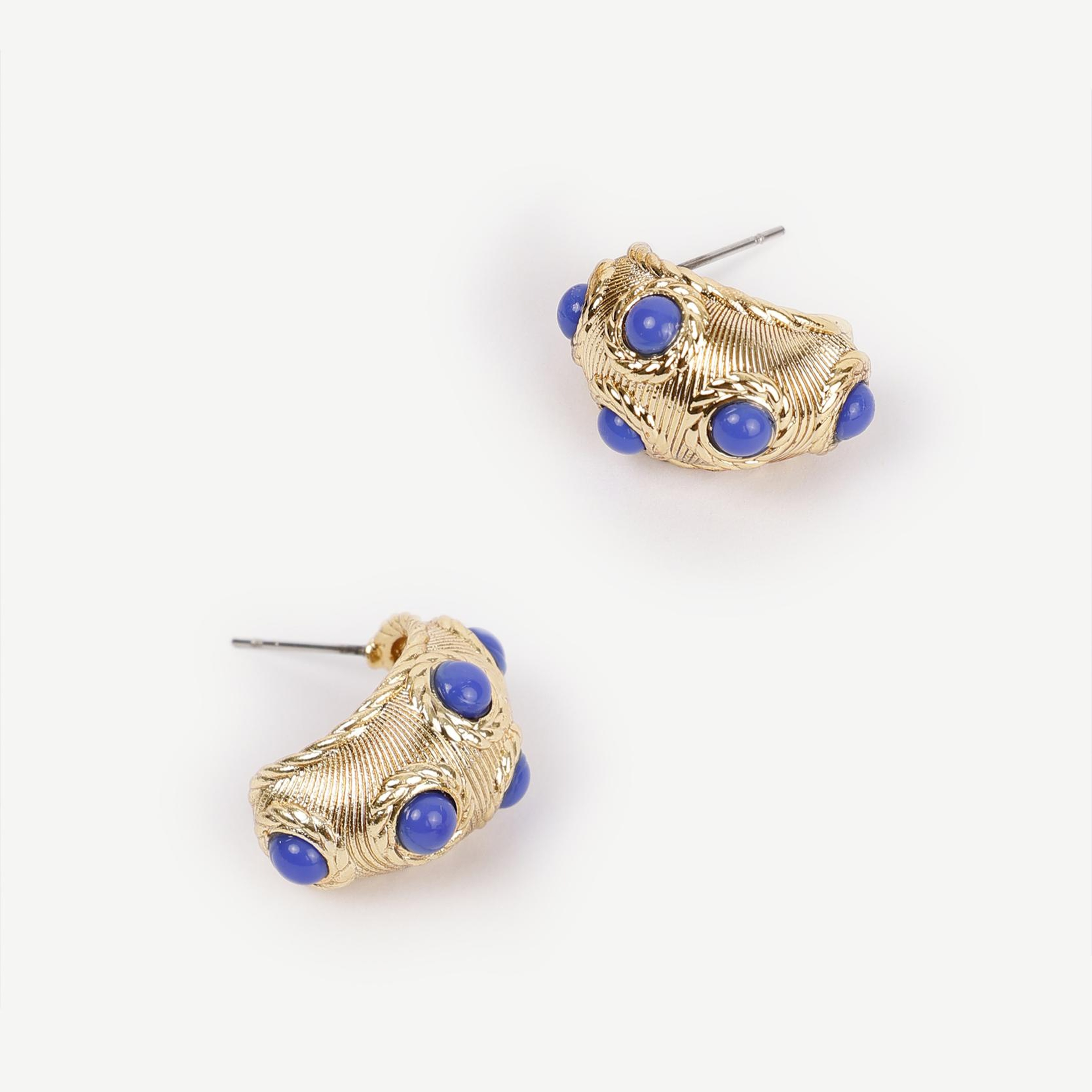 YARGICI Dokulu Gold Küpe