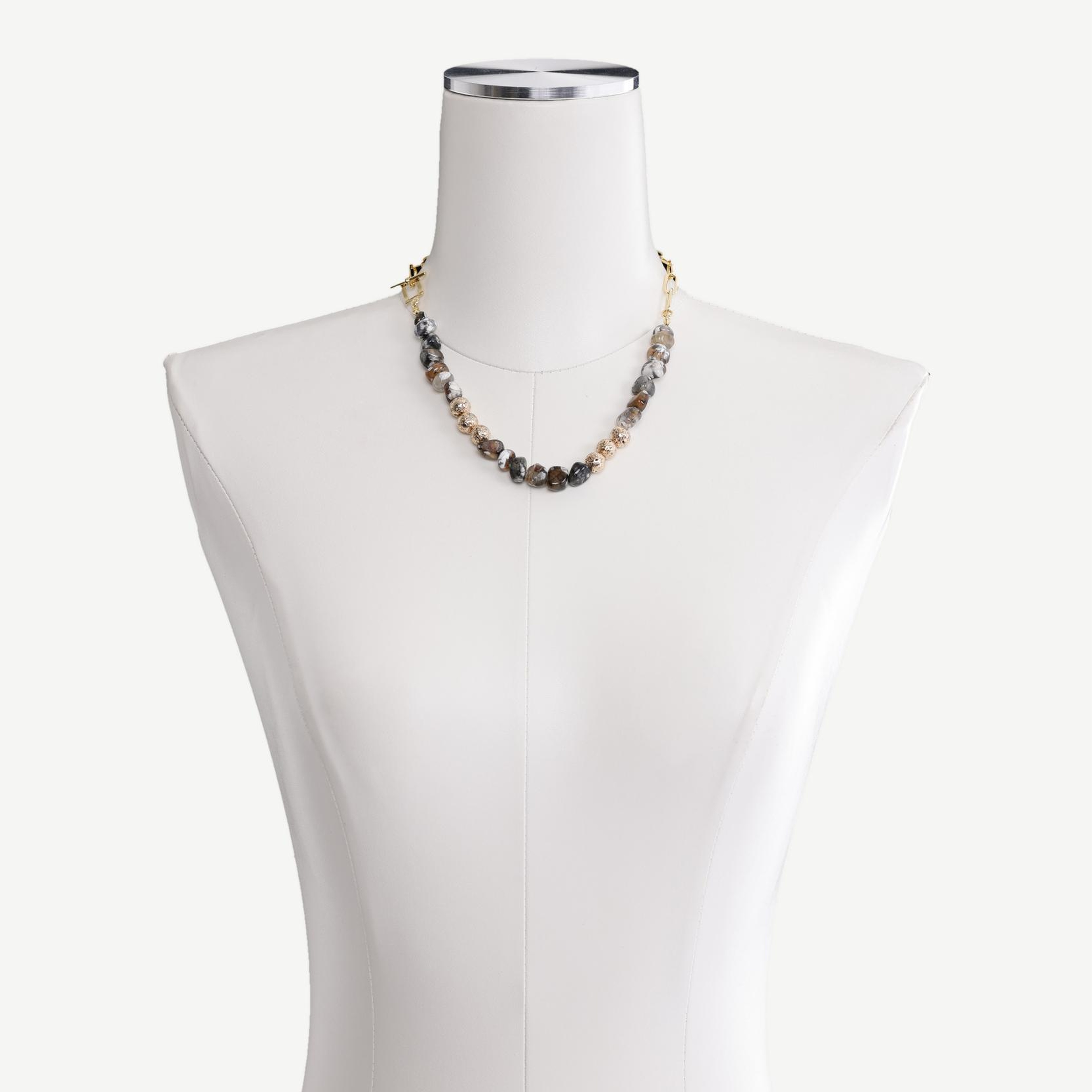 YARGICI Akik İçerikli Kolye