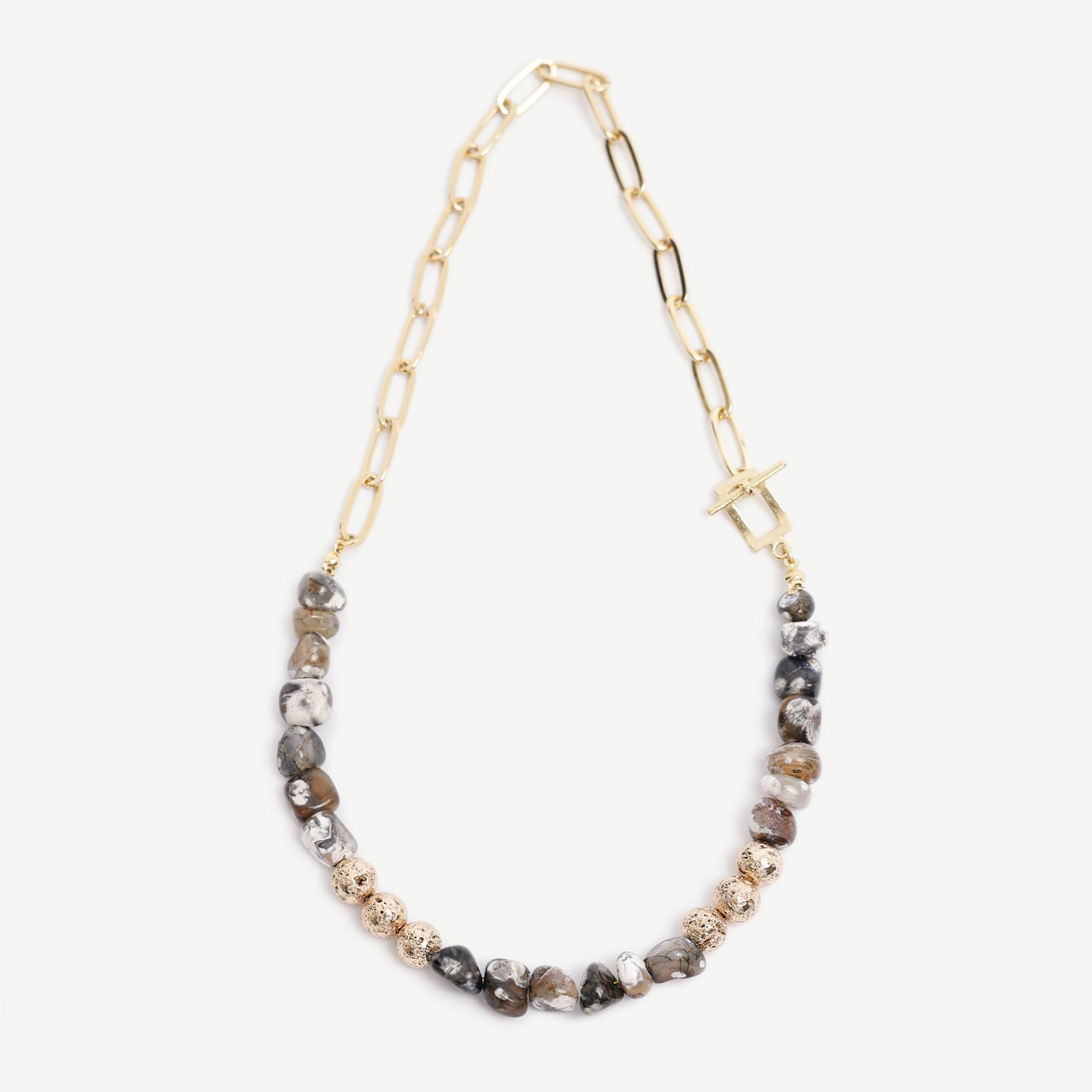 YARGICI Akik İçerikli Kolye