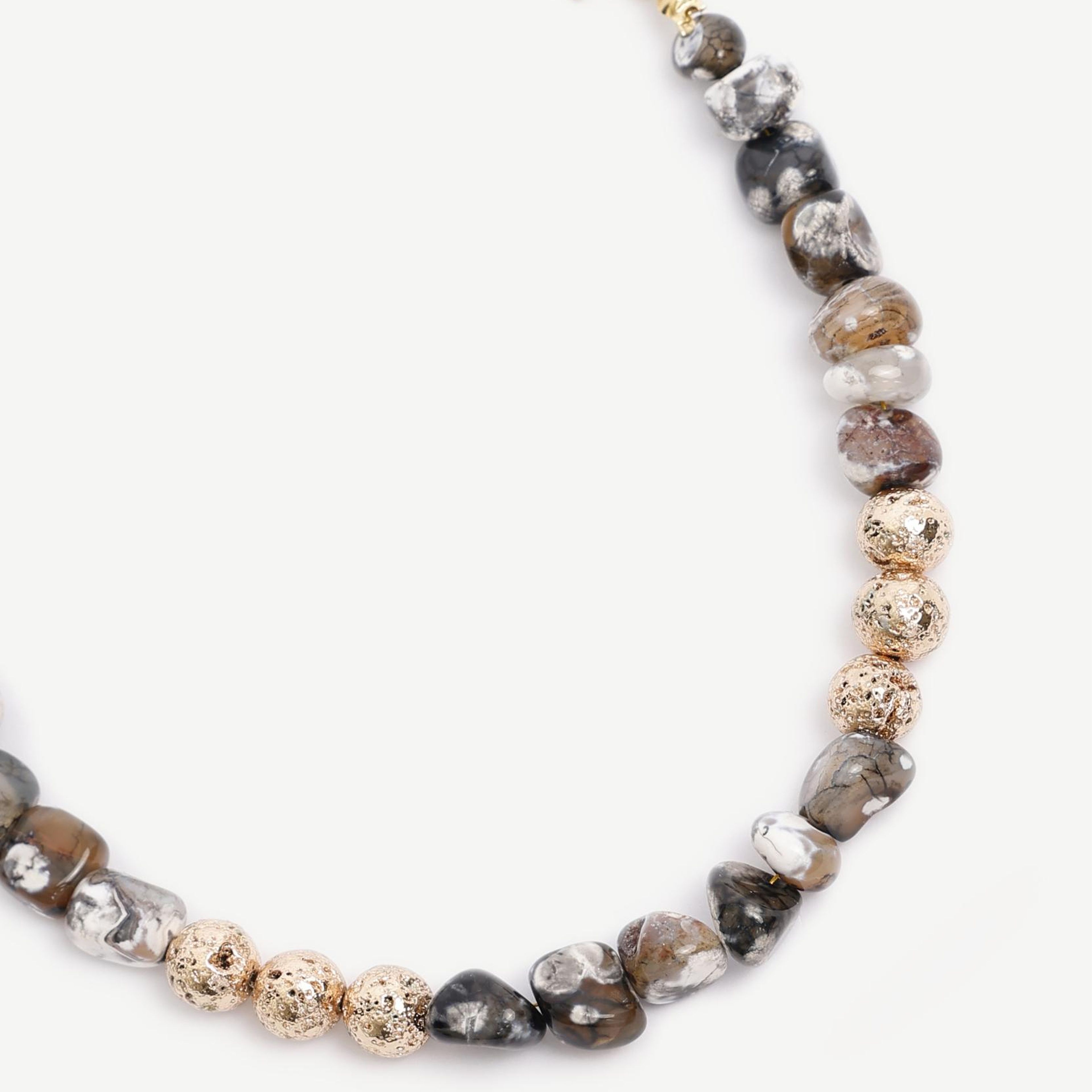 YARGICI Akik İçerikli Kolye