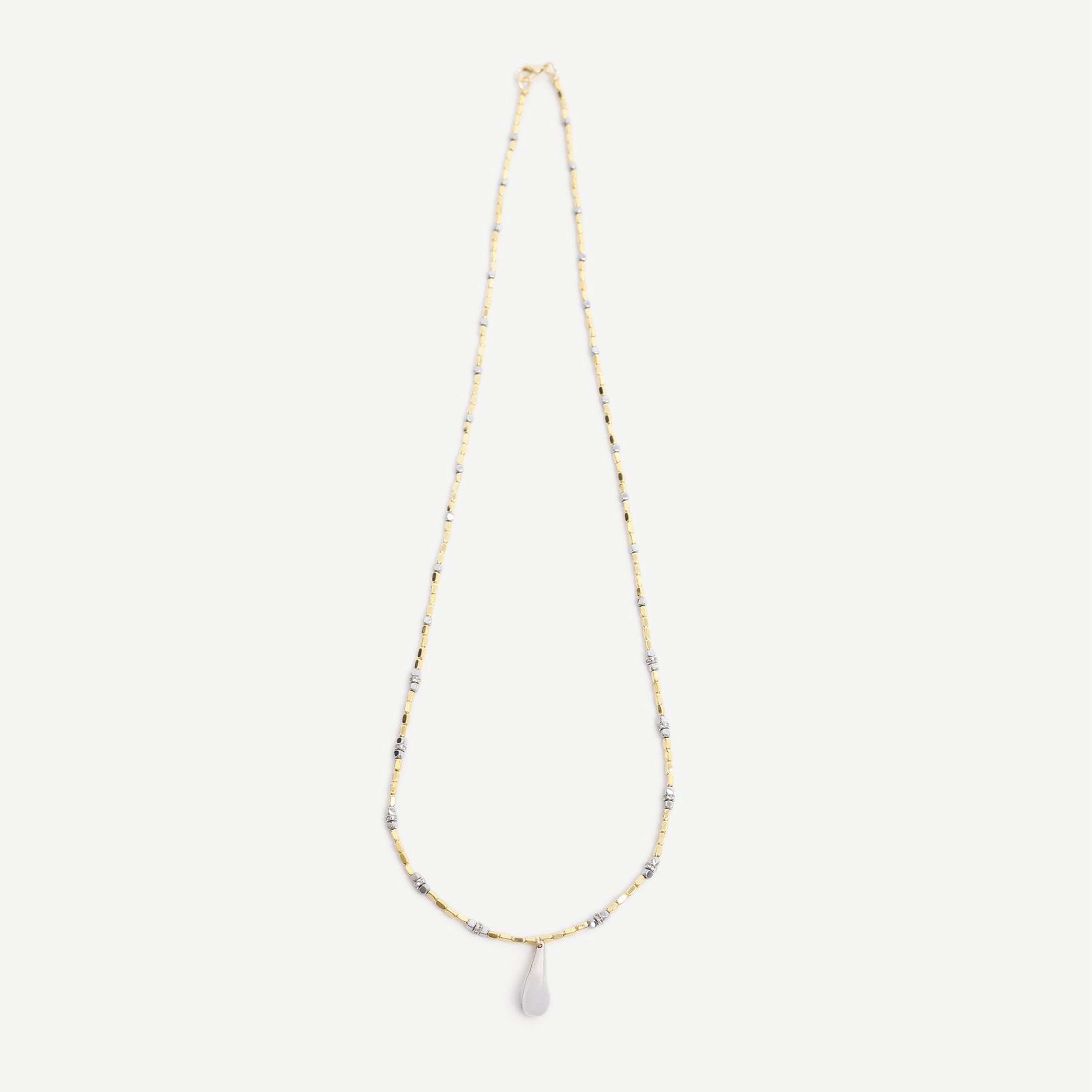 YARGICI Hematit İçerikli Uzun Kolye