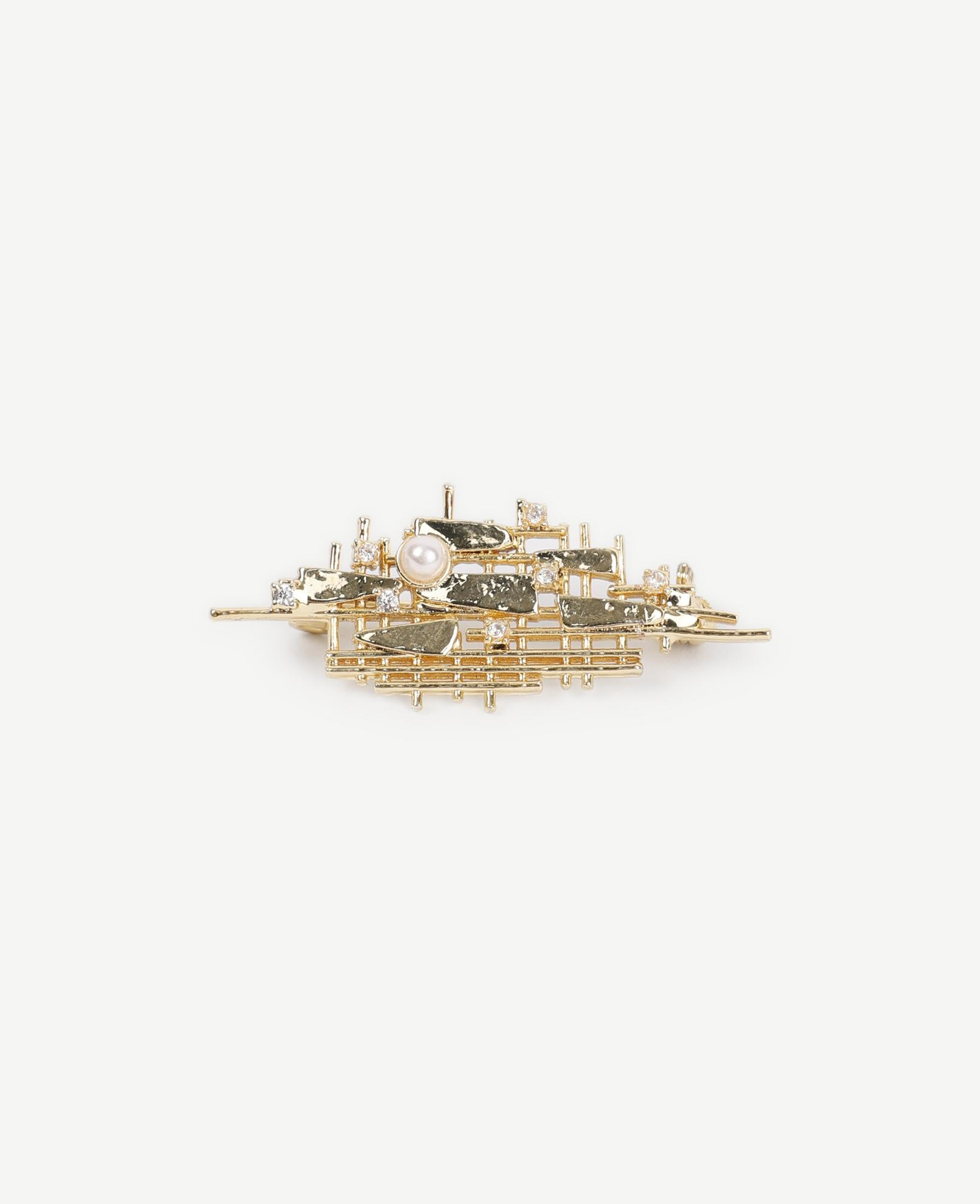 YARGICI Cam İnci Detaylı Broş