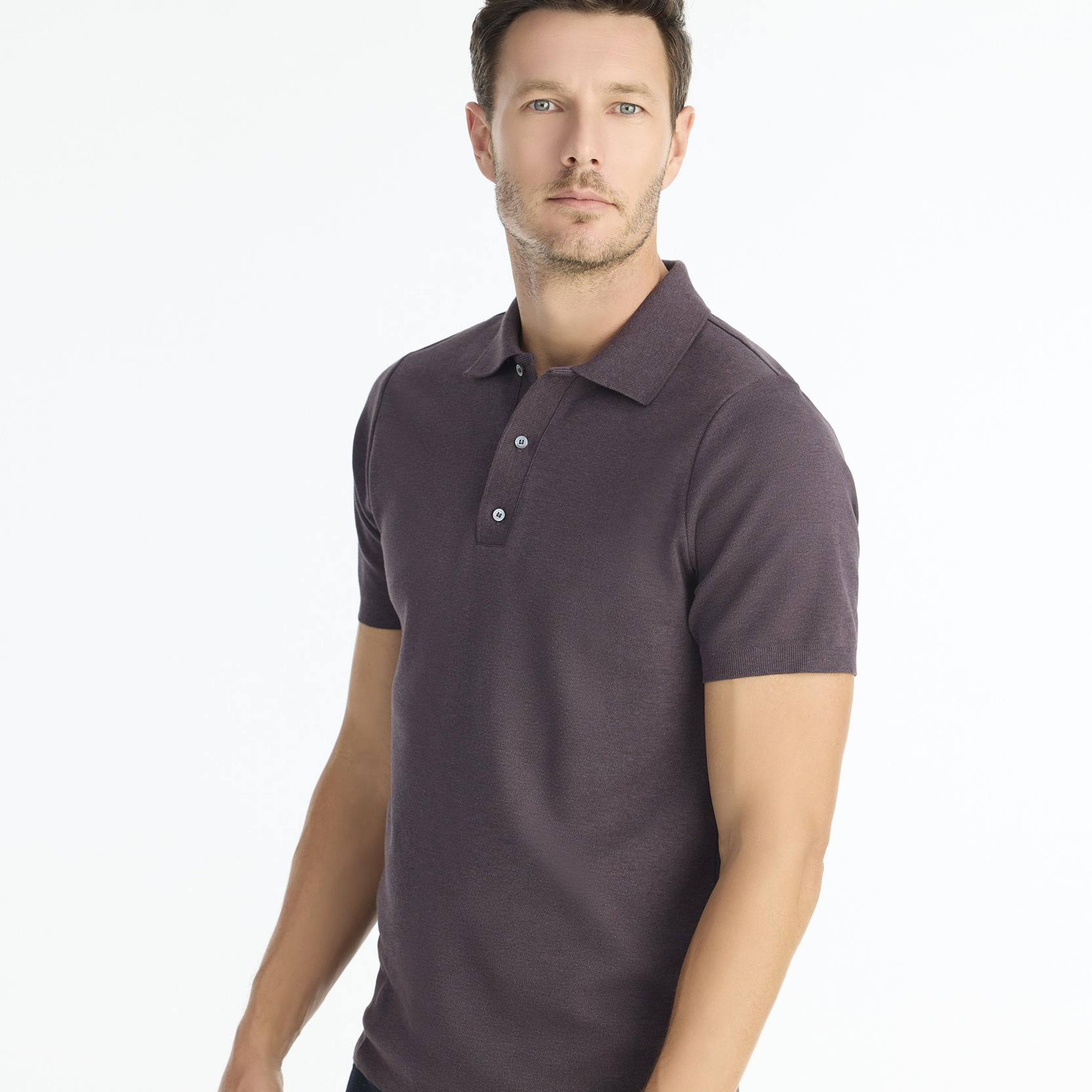 YARGICI Regular Gömlek Yaka Kısa Kol Kazak