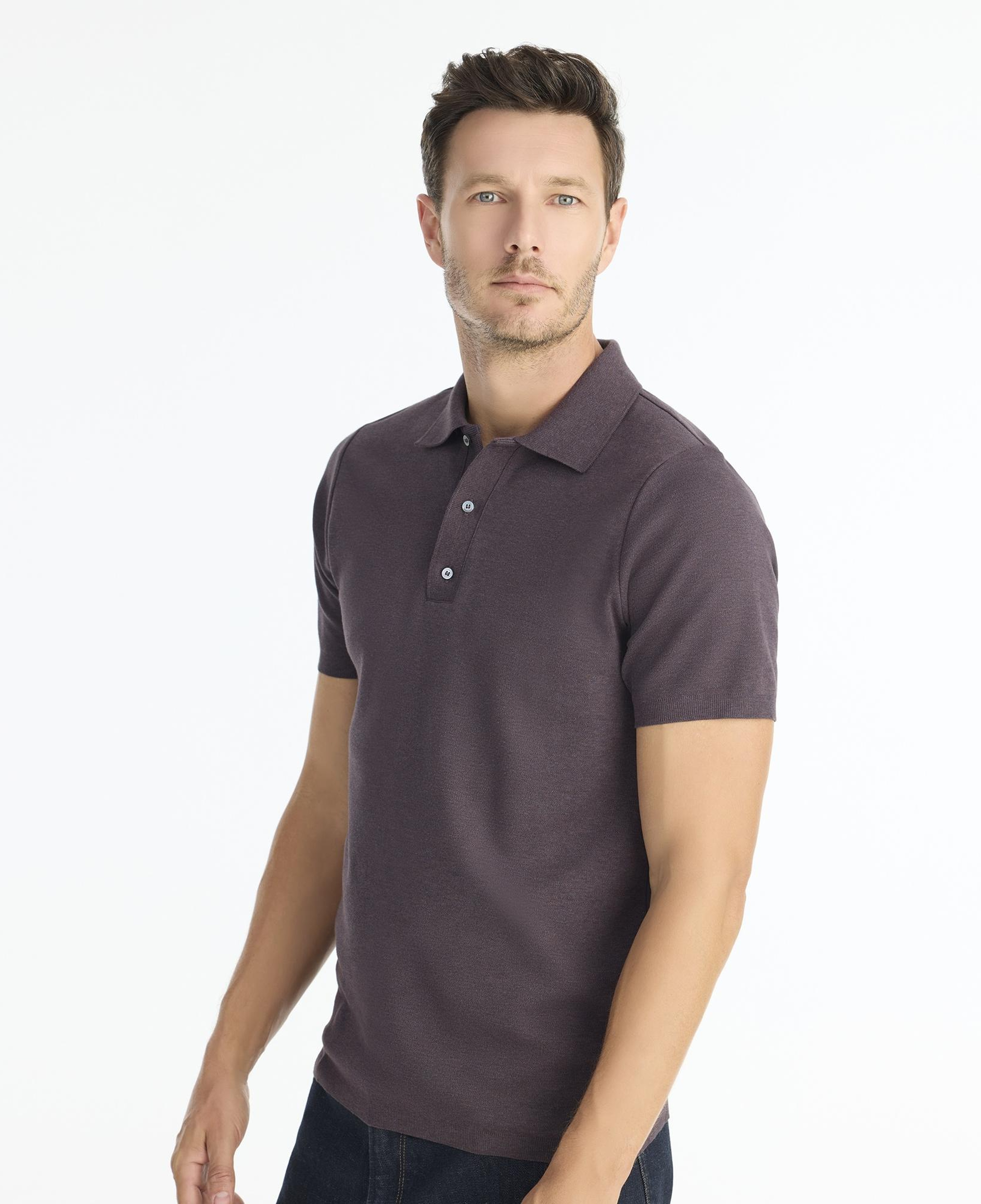 YARGICI Regular Gömlek Yaka Kısa Kol Kazak