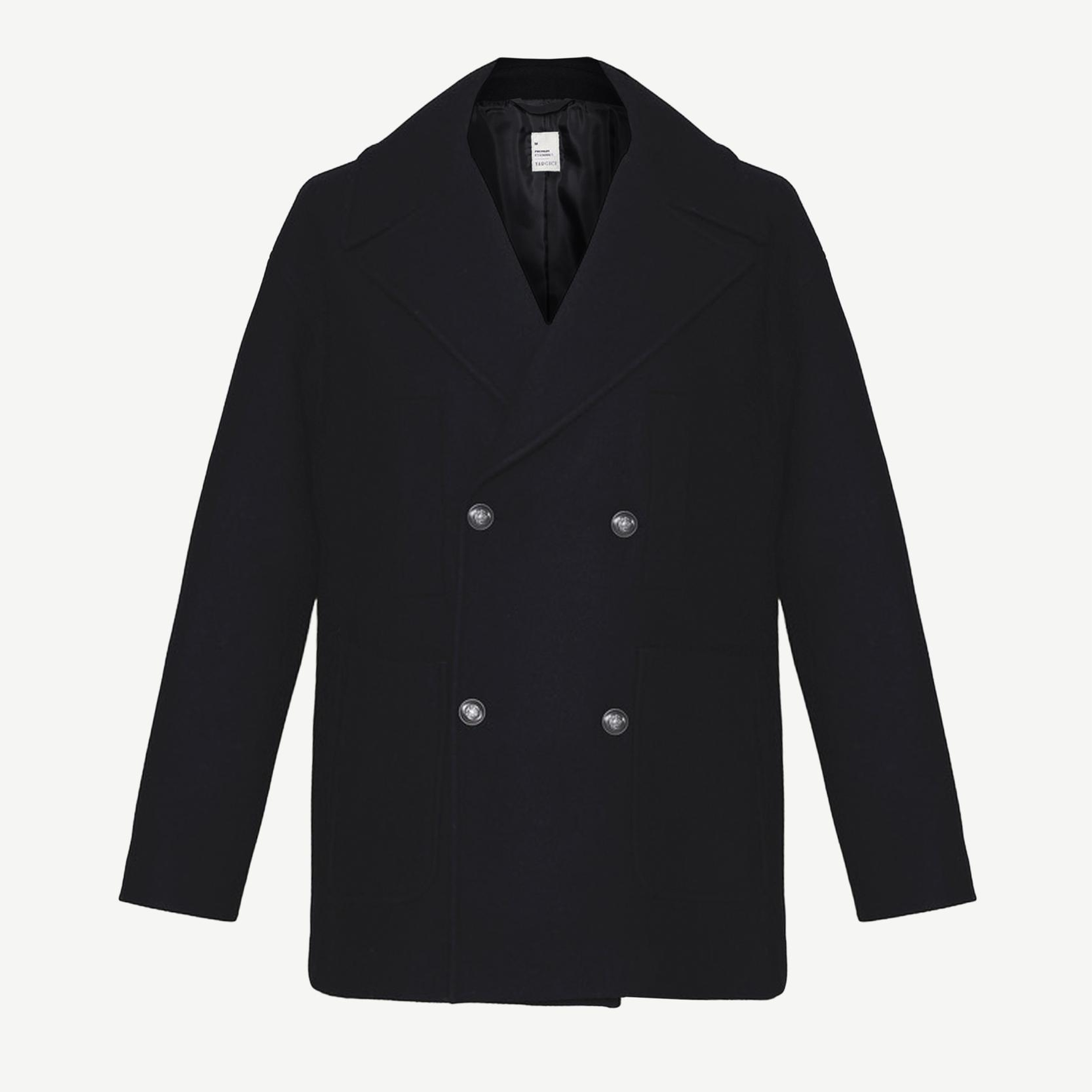 YARGICI Regular Kırlangıç Yaka Uzun Kol Palto